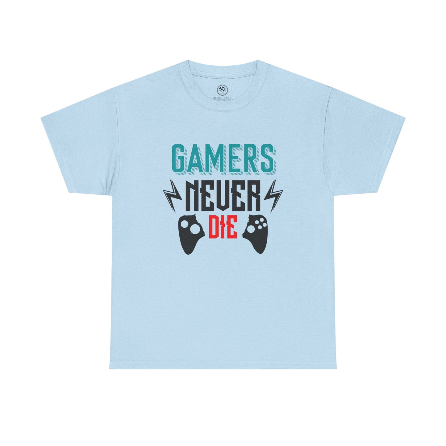 Gamers Never Die Tee – Cool Gaming Shirt