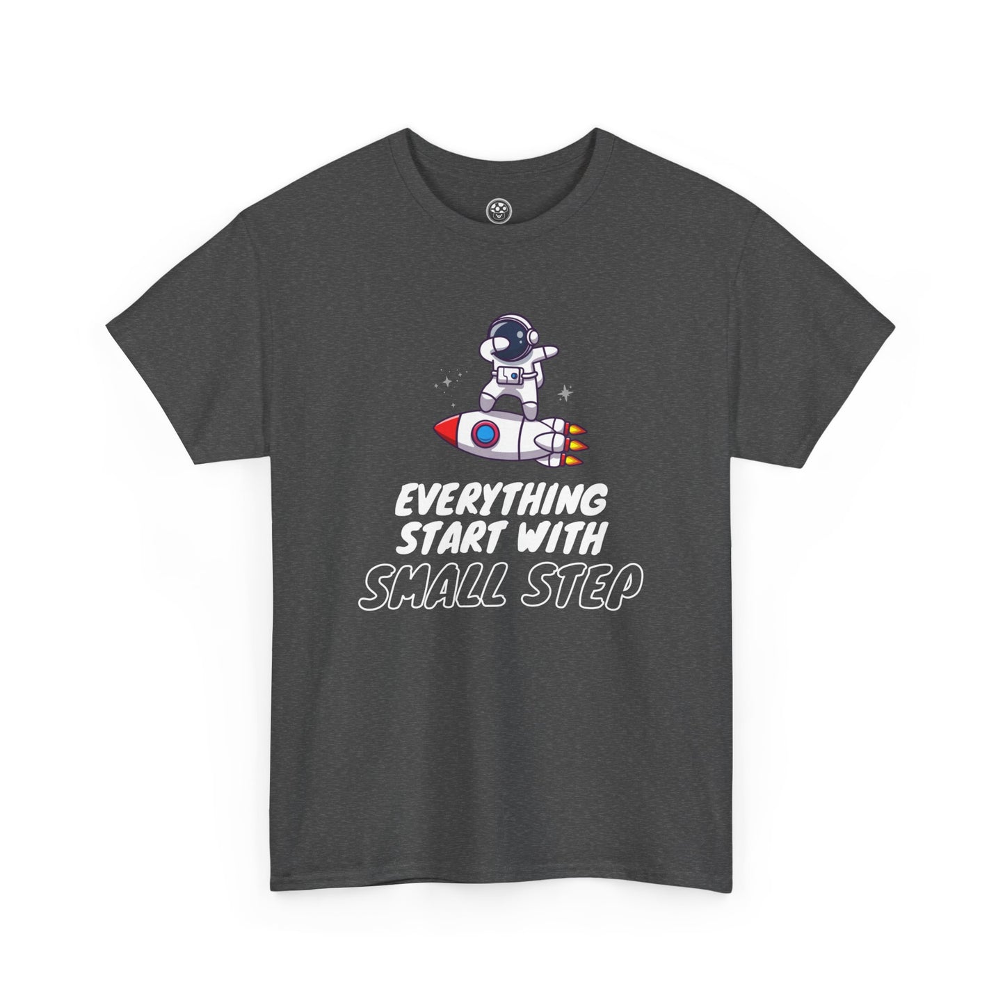 Small Step Astronaut Tee – Motivational Space Shirt