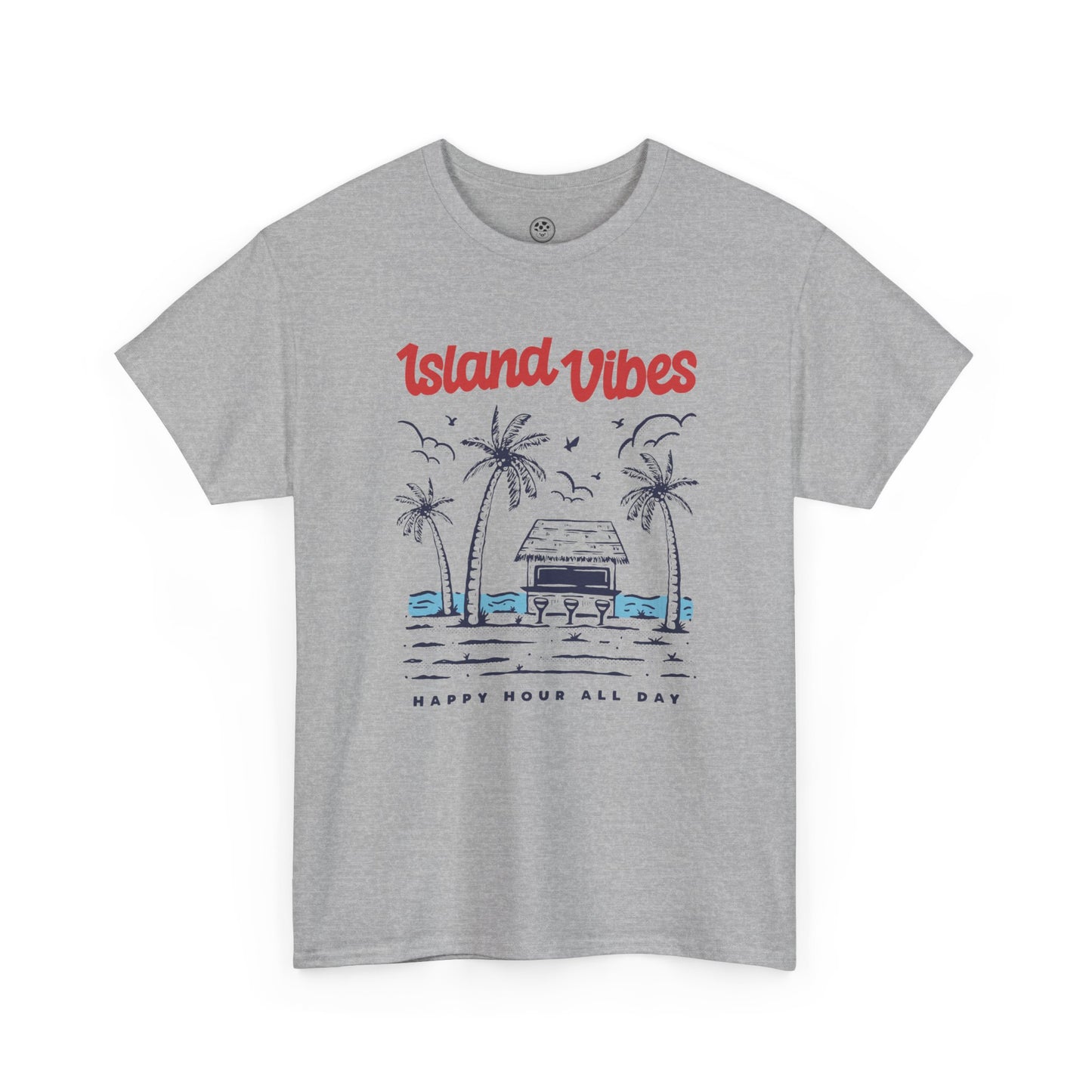 Happy Life Tee – Island Vibes Graphic Shirt