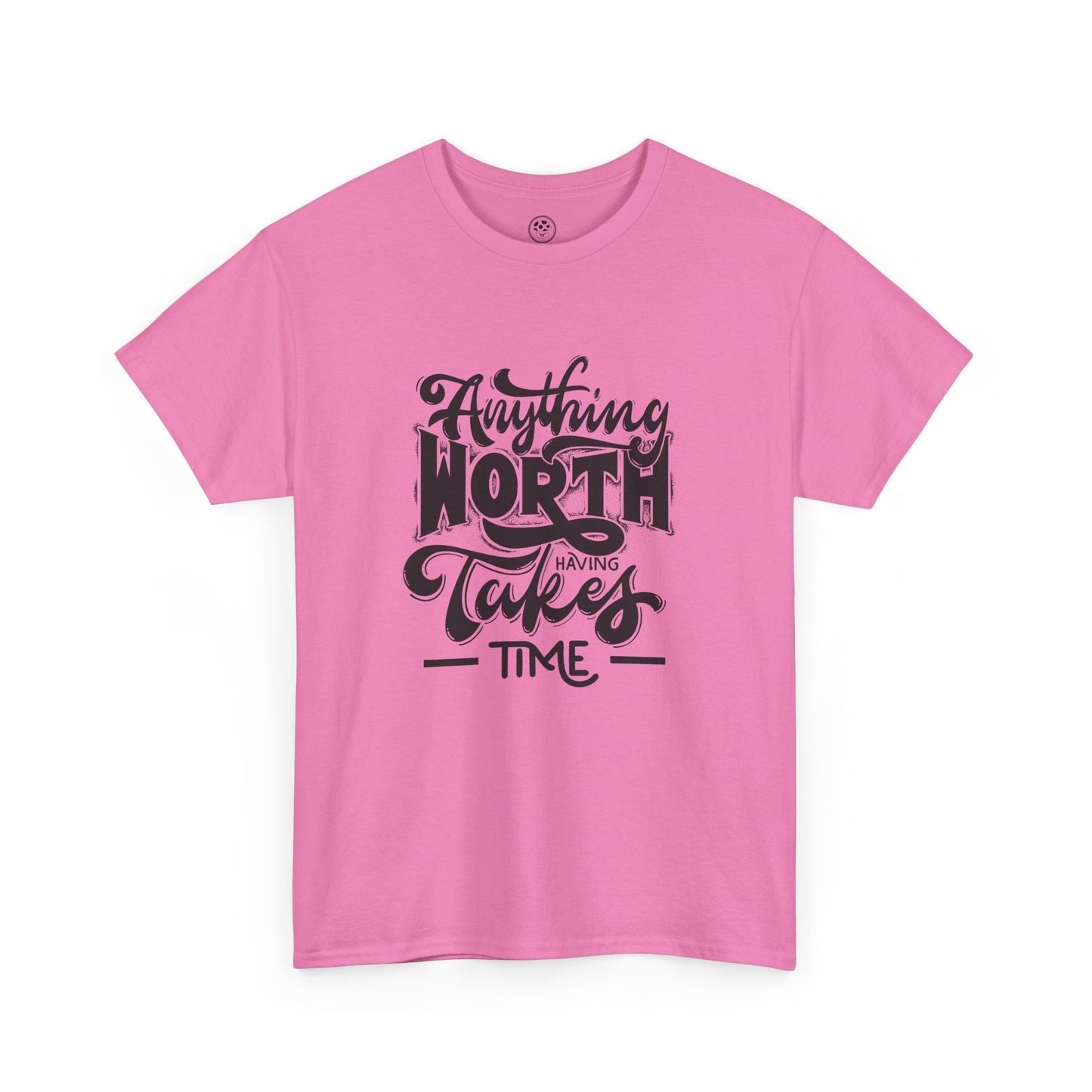 Worth Having White Tee – Motivational Gaming Shirt