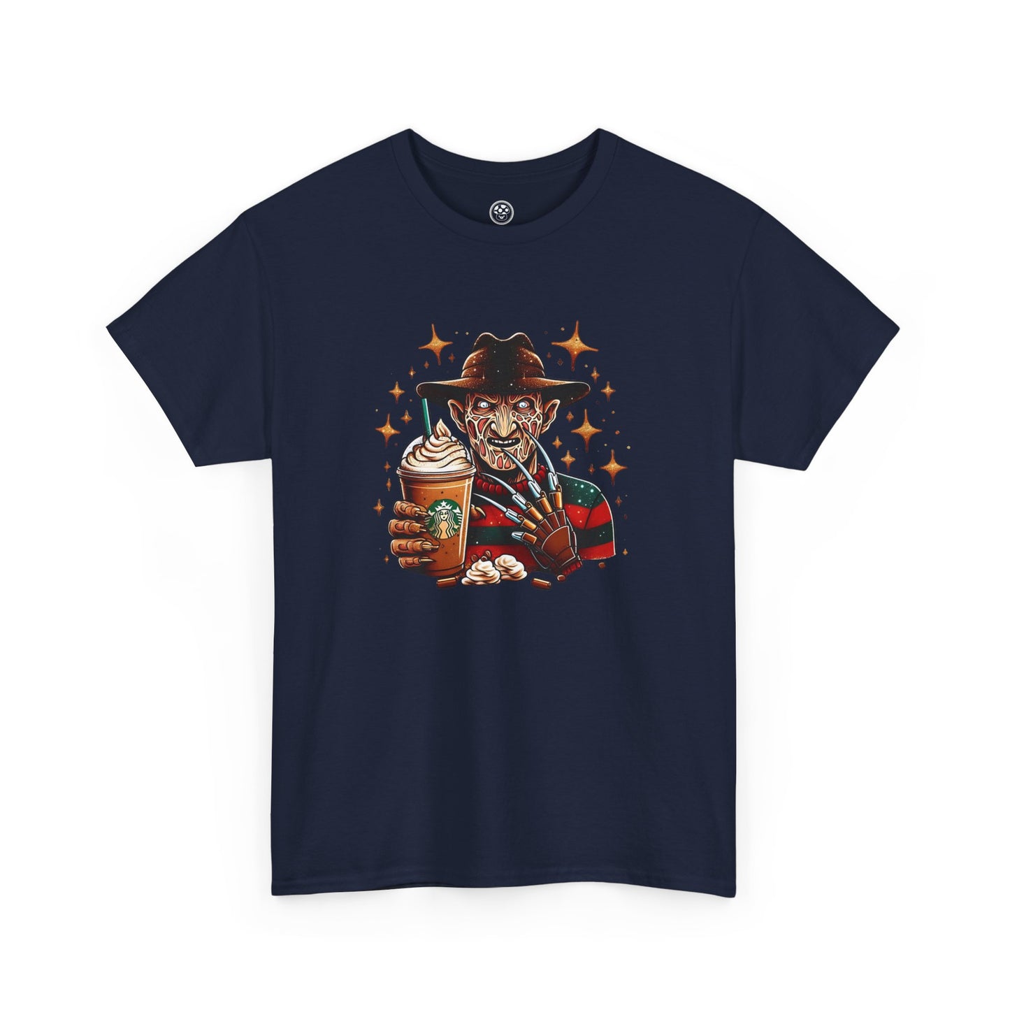 Coffee Nightmare Tee – Horror Parody Latte Lover Shirt