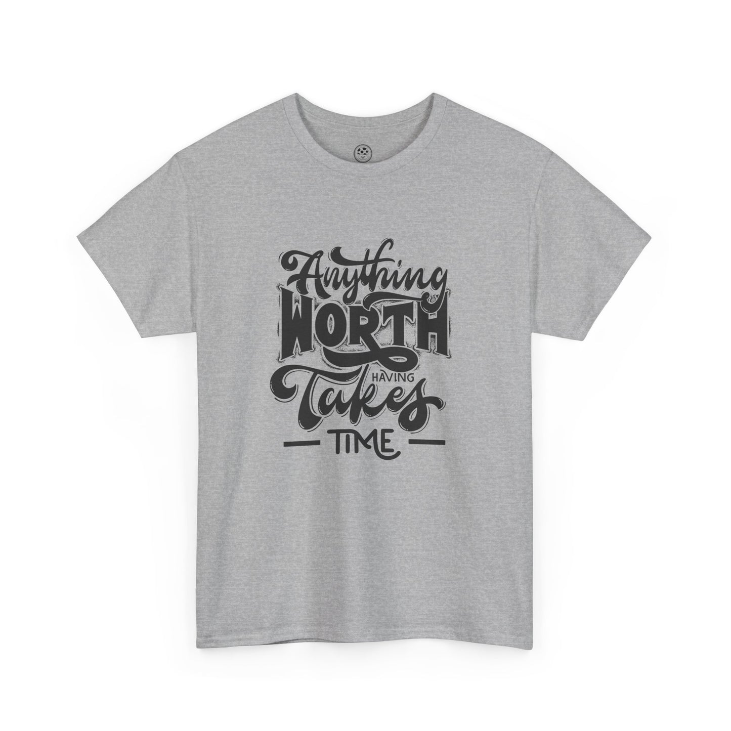 Worth Having White Tee – Motivational Gaming Shirt
