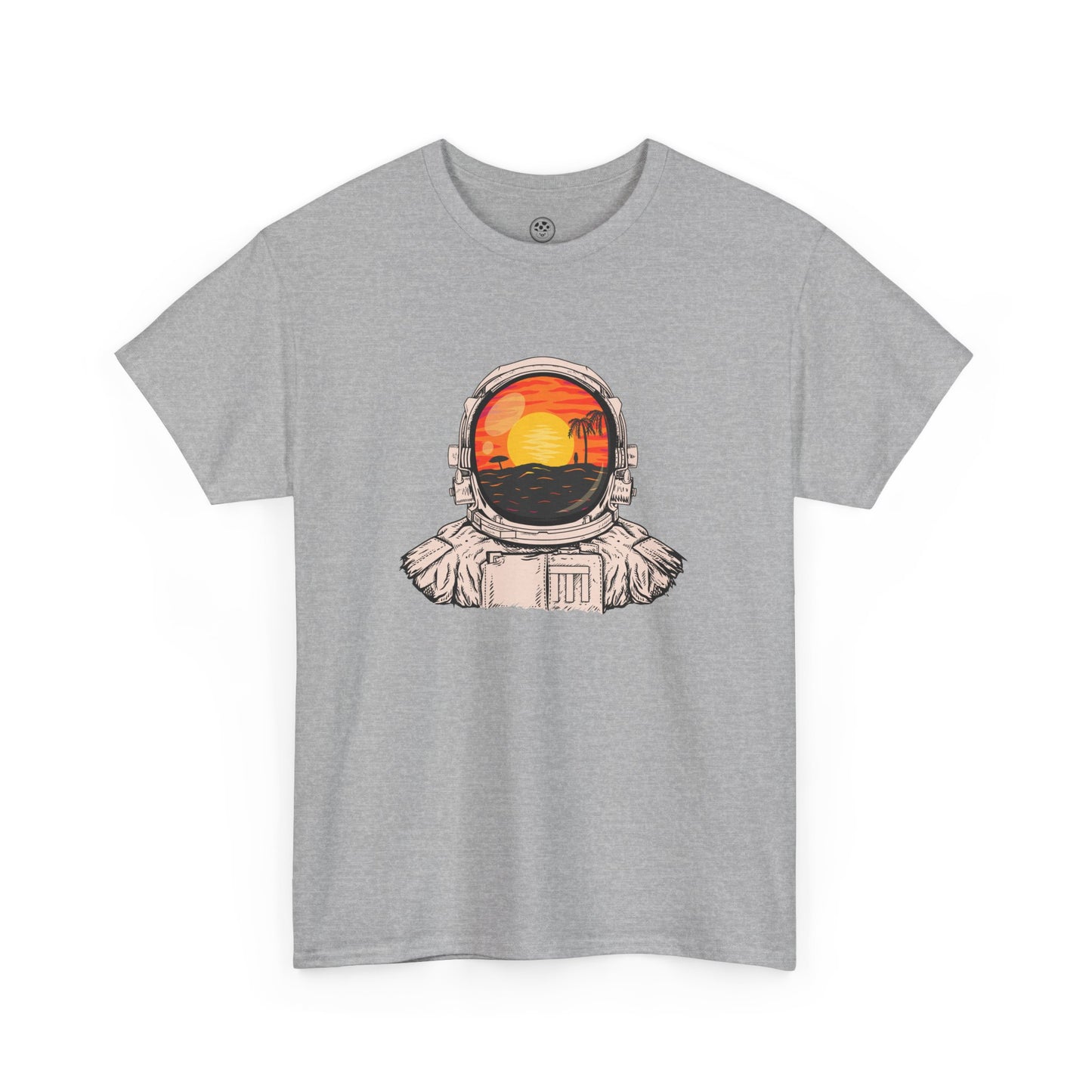 Astronaut Beach T-Shirt – Summer Space Explorer Tee