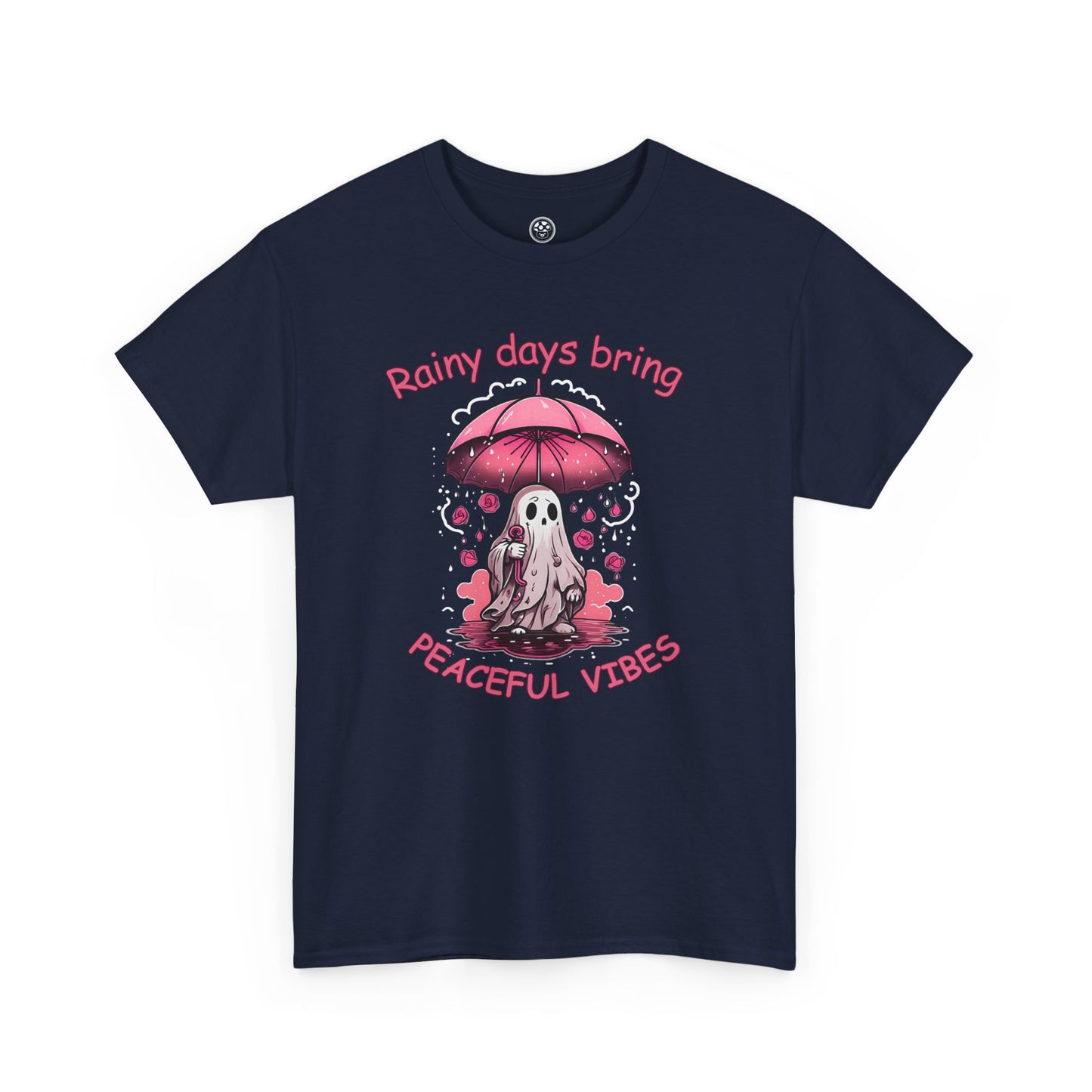 Rainy Day Vibes Tee – Cozy Umbrella Graphic Shirt