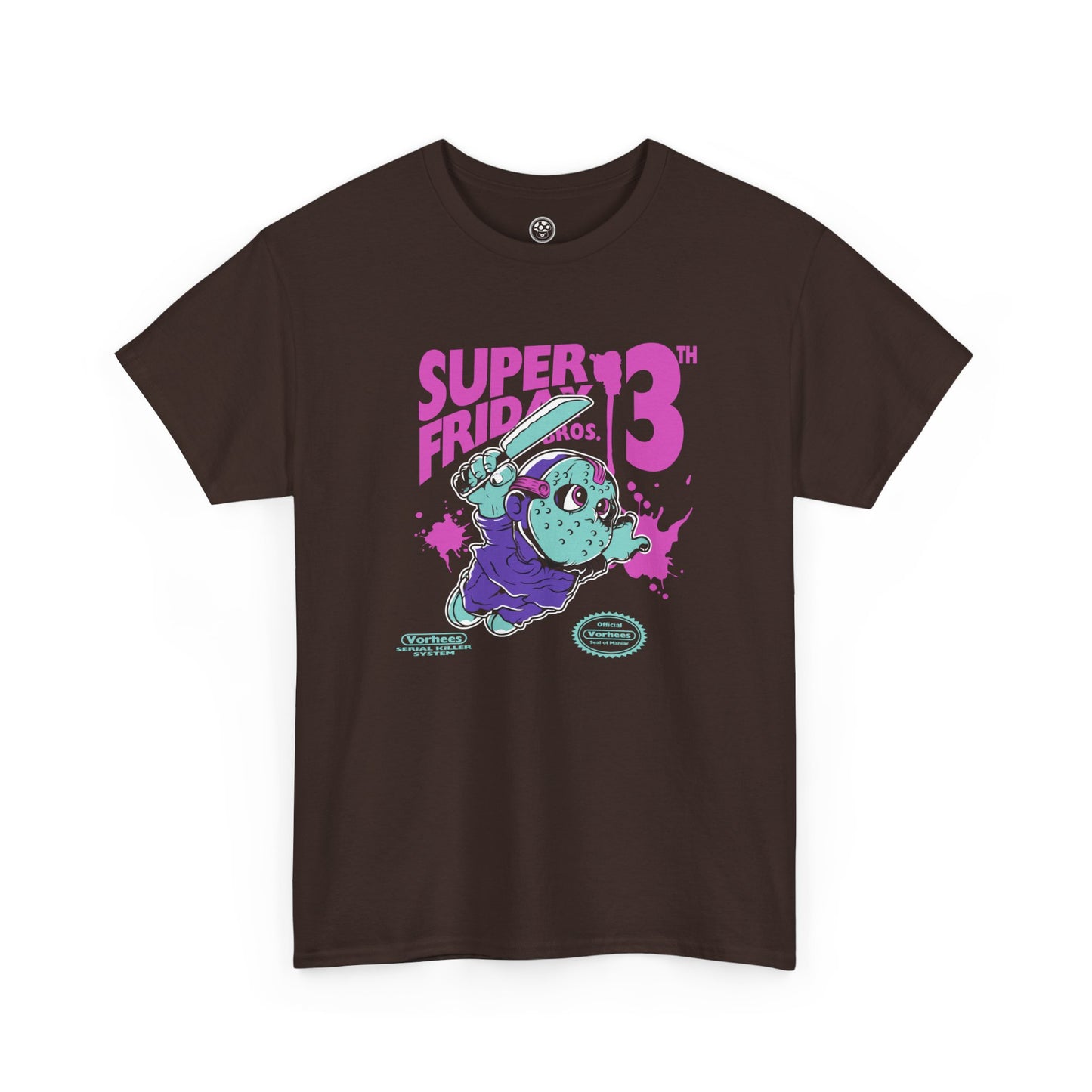 Super Friday 13 Tee – Horror Parody Gaming Shirt
