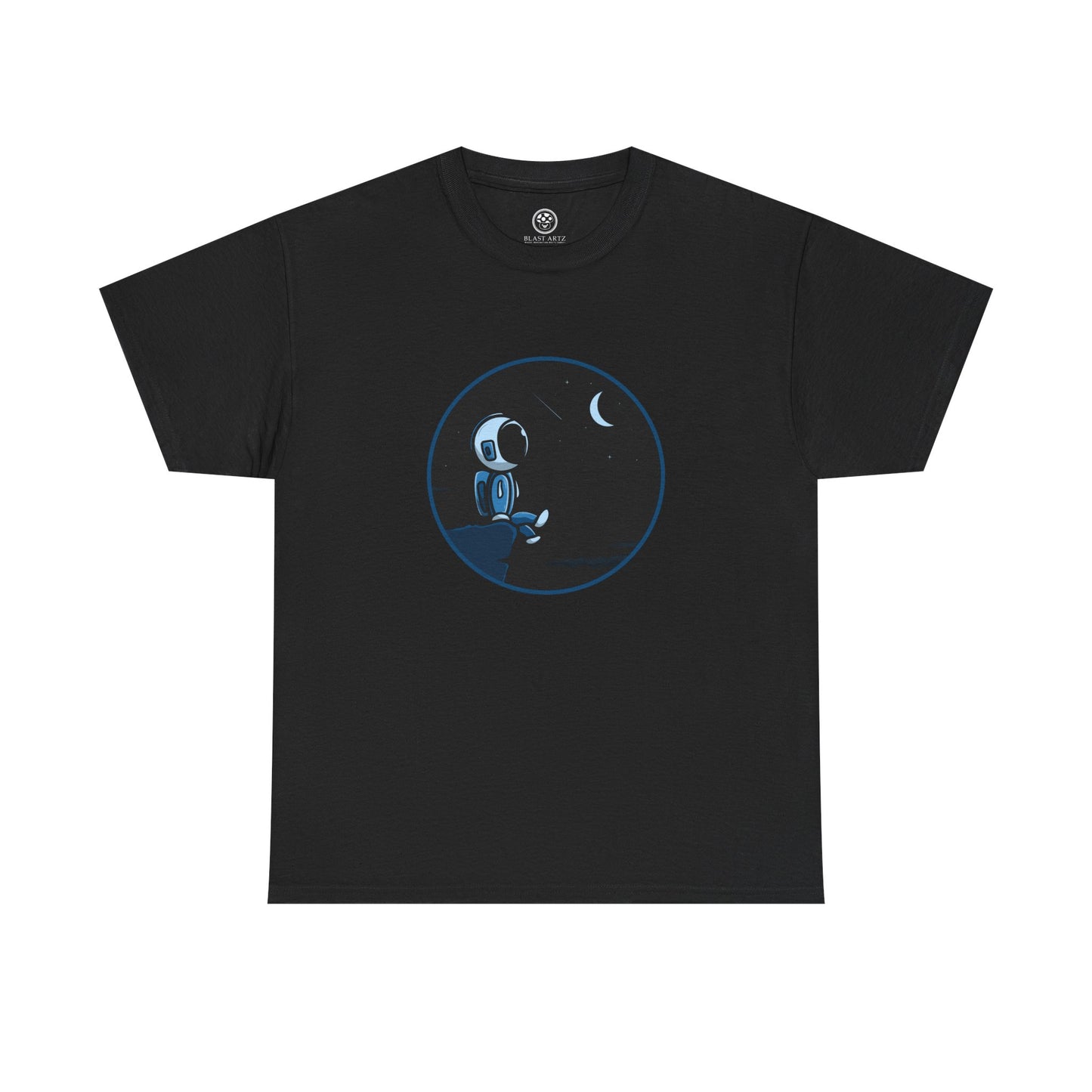 Astronaut Moonlight T-Shirt – Space Dreamer Tee