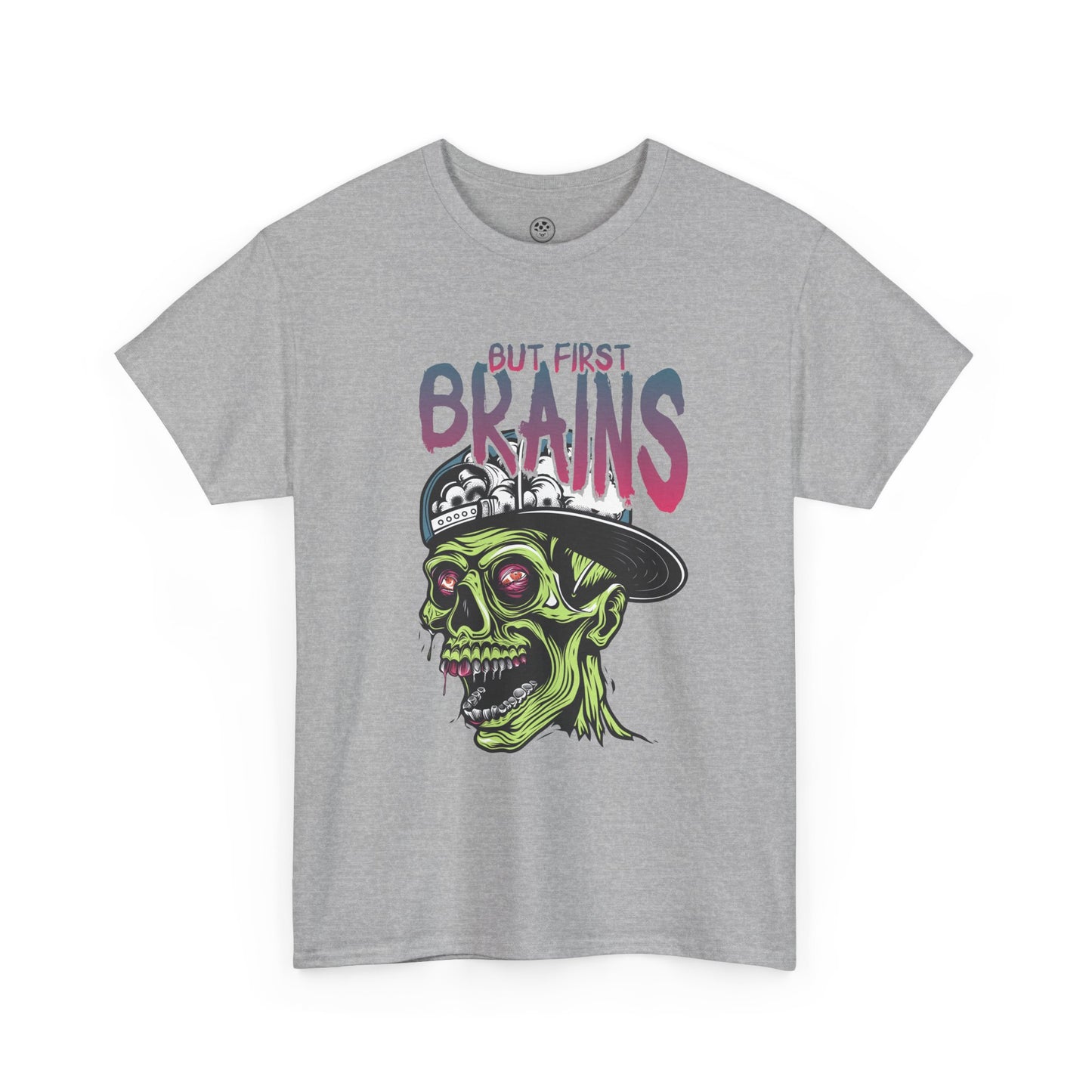 First Brains Zombie Tee – Creepy Horror Undead Shirt