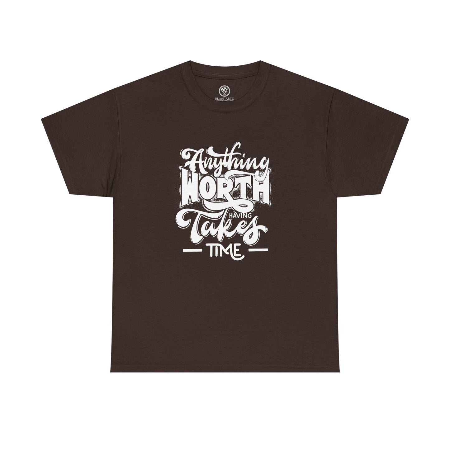 Worth Having Black Tee – Motivational Gaming Shirt