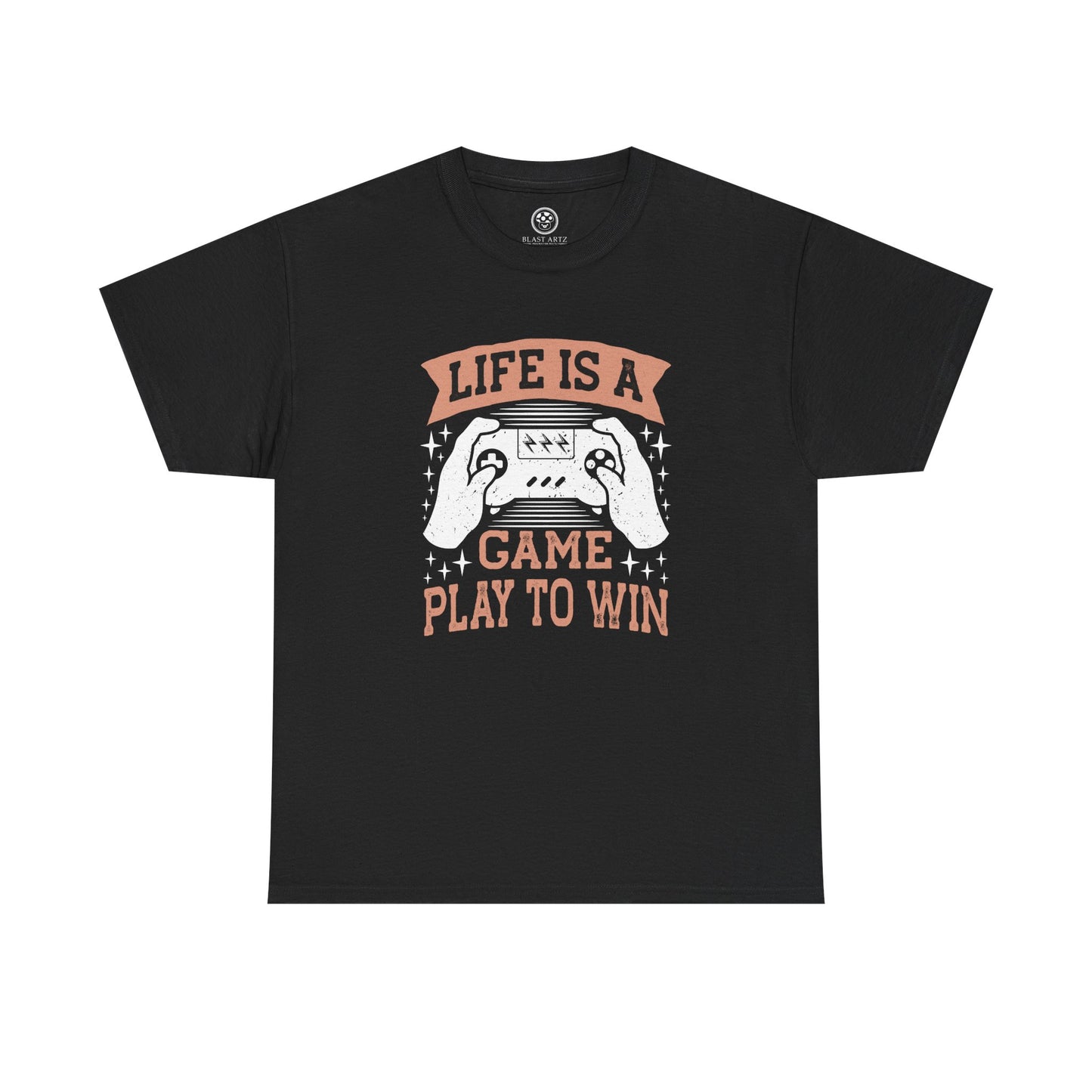 Life Is a Game Play to Win Tee – Gamer Motivation Shirt