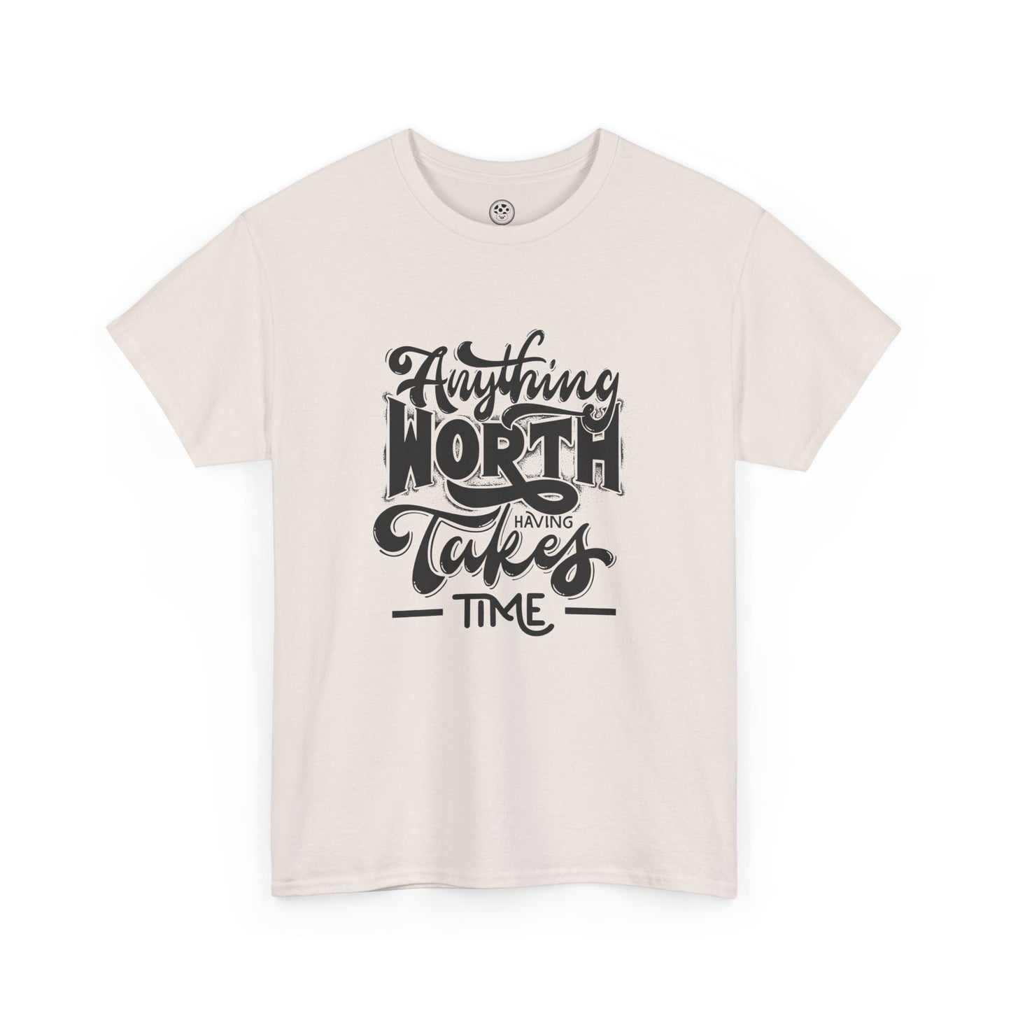 Worth Having White Tee – Motivational Gaming Shirt
