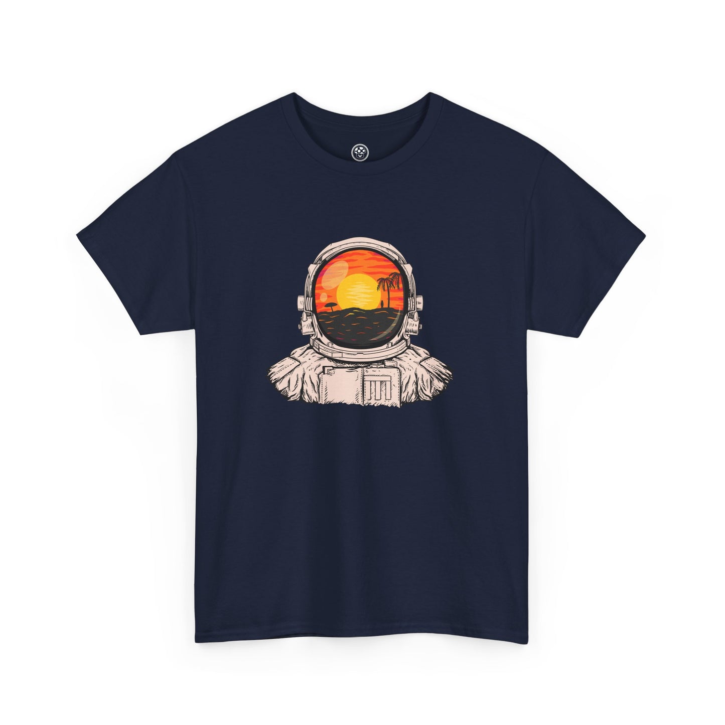 Astronaut Beach T-Shirt – Summer Space Explorer Tee