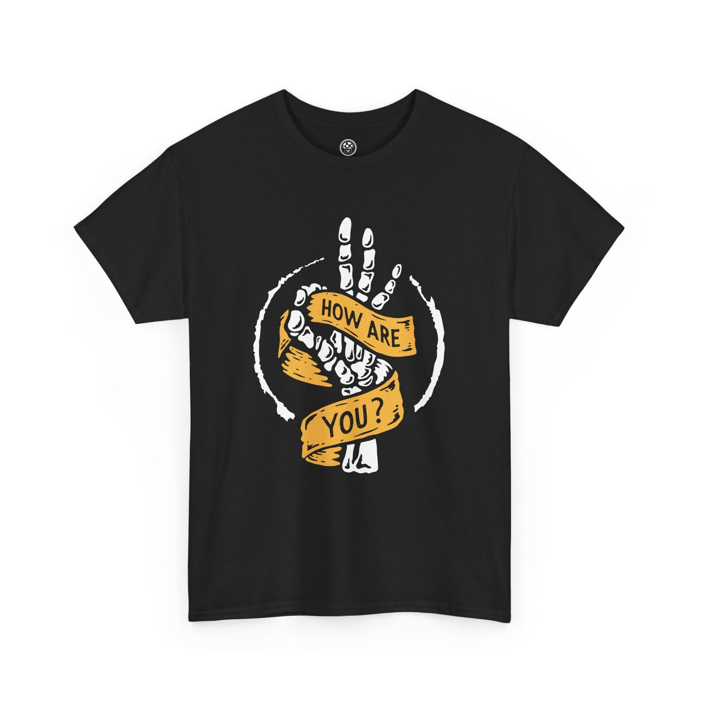 How Are You Tee – Skeleton Hand Shirt