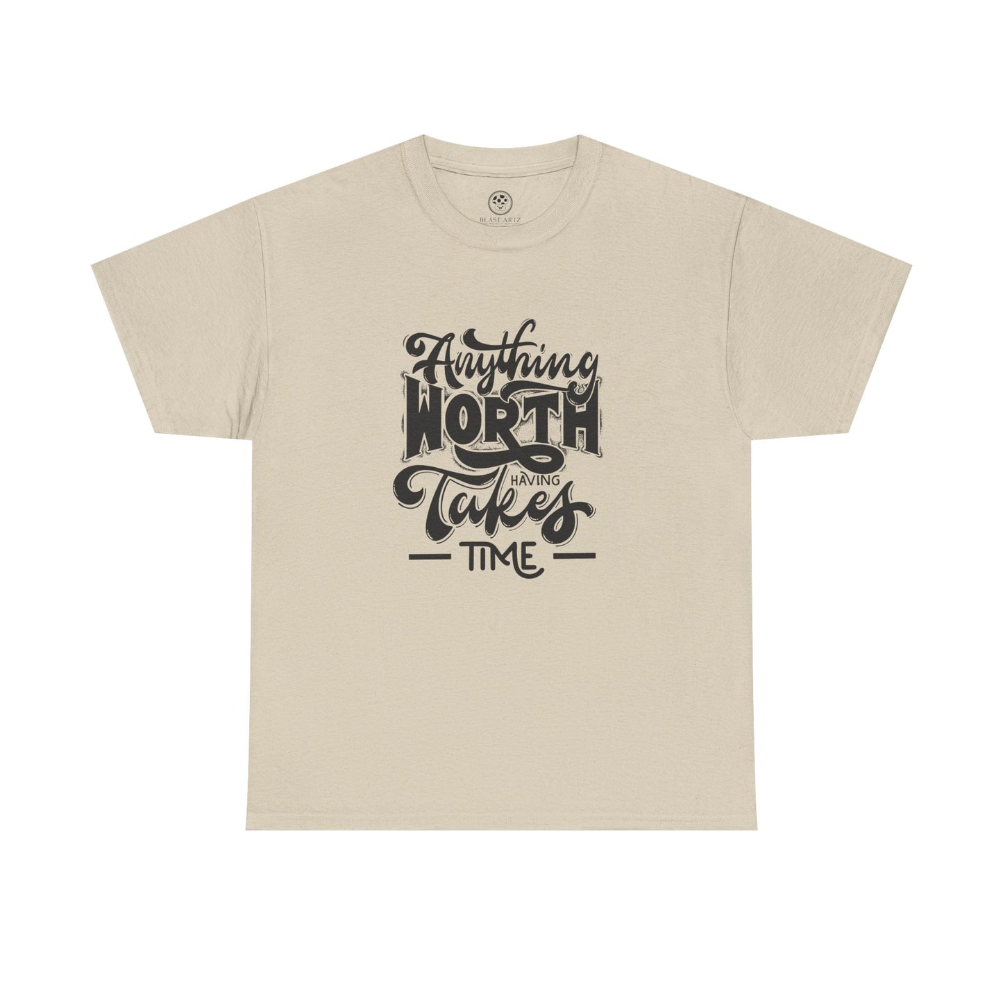 Worth Having White Tee – Motivational Gaming Shirt