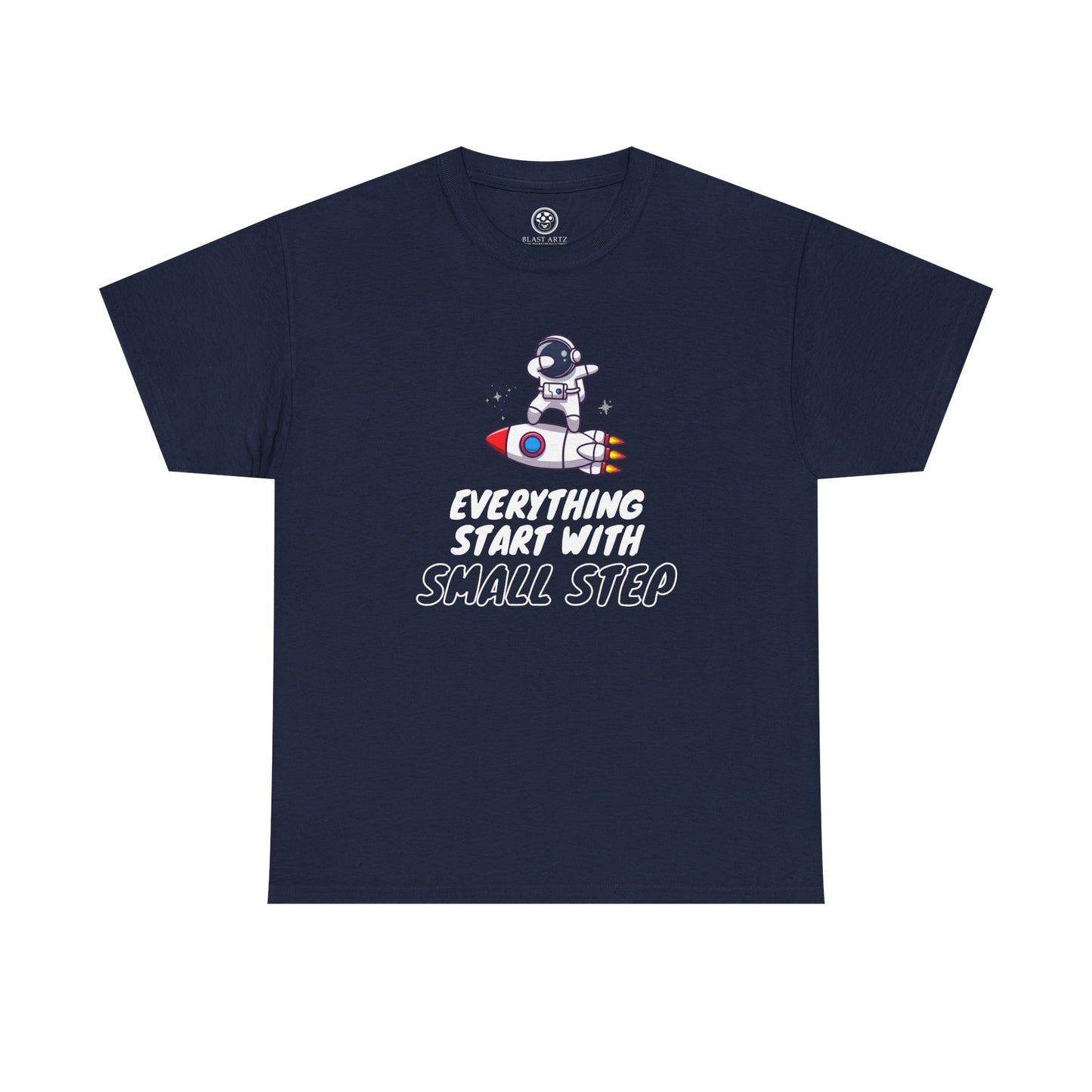 Small Step Astronaut Tee – Motivational Space Shirt