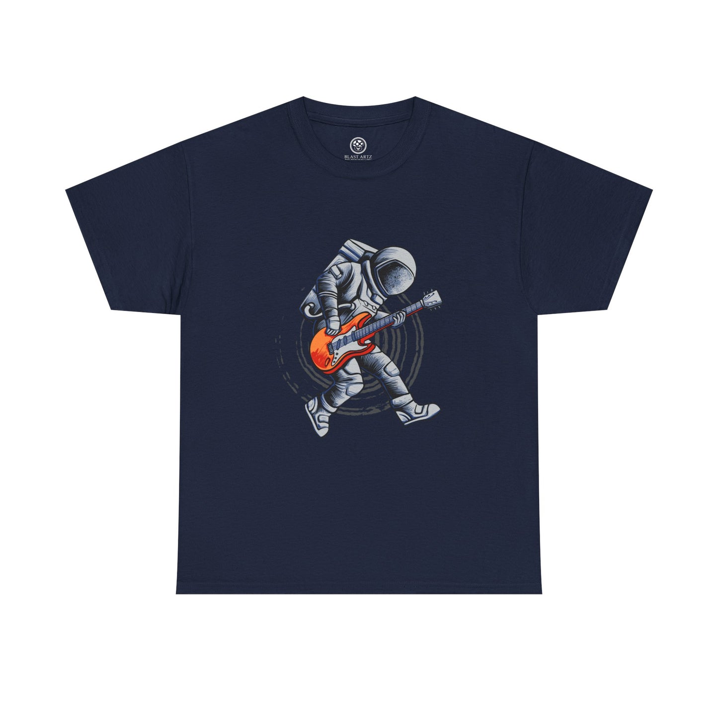 Astronaut Rocking Tee – Space Guitar Player Shirt