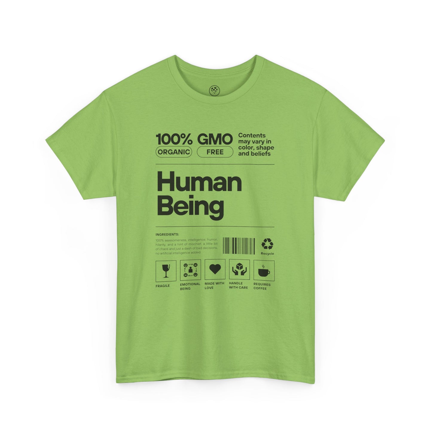 Human Being Spec Sheet Tee (White)