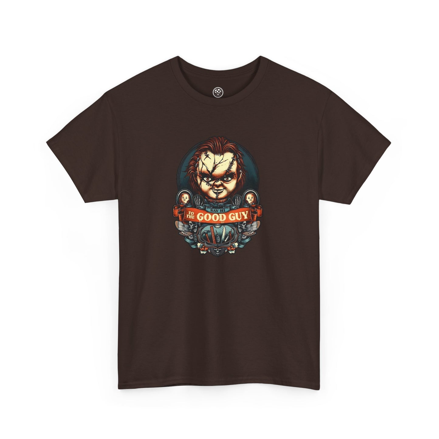 The Good Guy Tee – Creepy Doll Graphic Shirt
