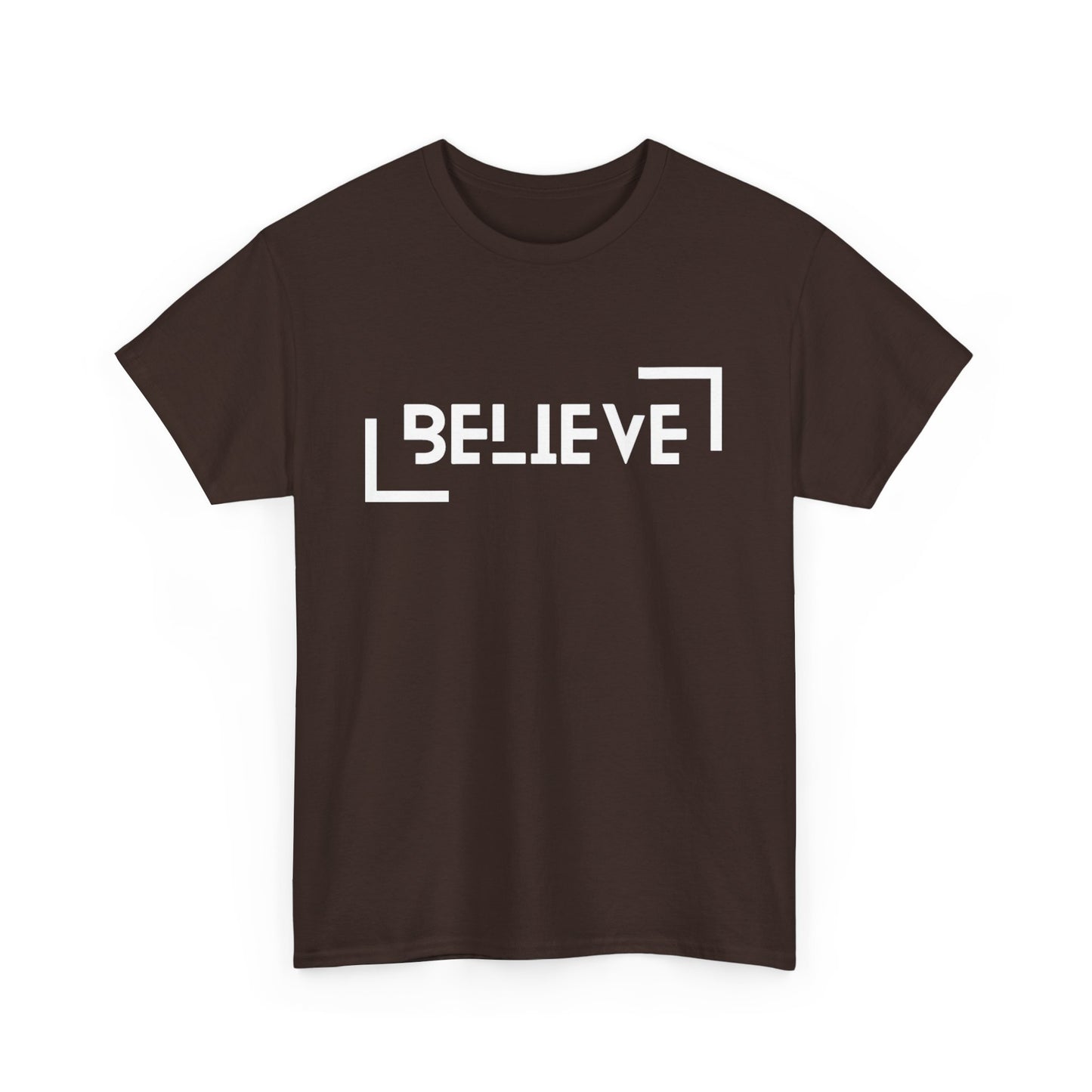 Believe Tee – Minimalist Motivational T-Shirt