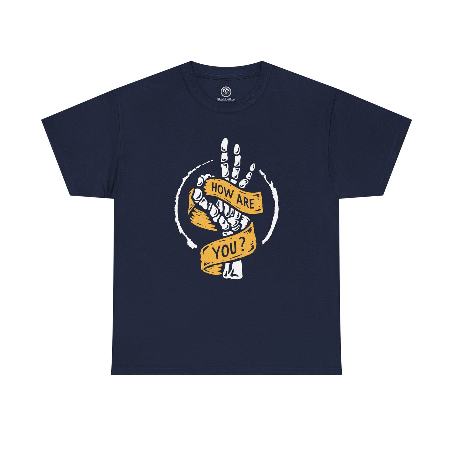 How Are You Tee – Skeleton Hand Shirt