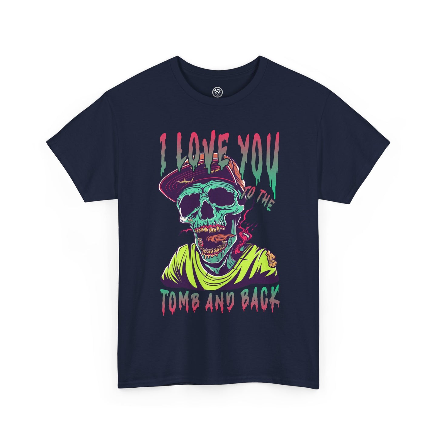 Love You to the Tomb and Back Zombie Tee – Colorful Undead Horror T-Shirt