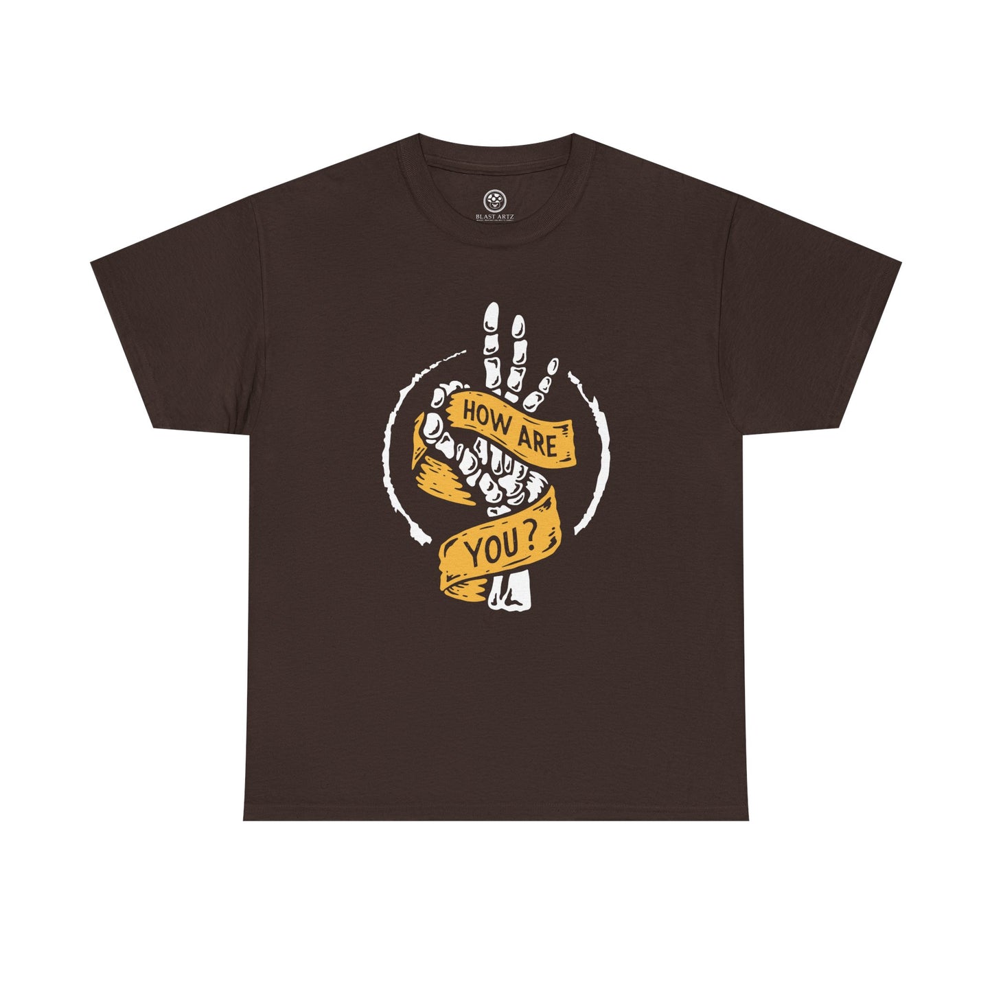 How Are You Tee – Skeleton Hand Shirt