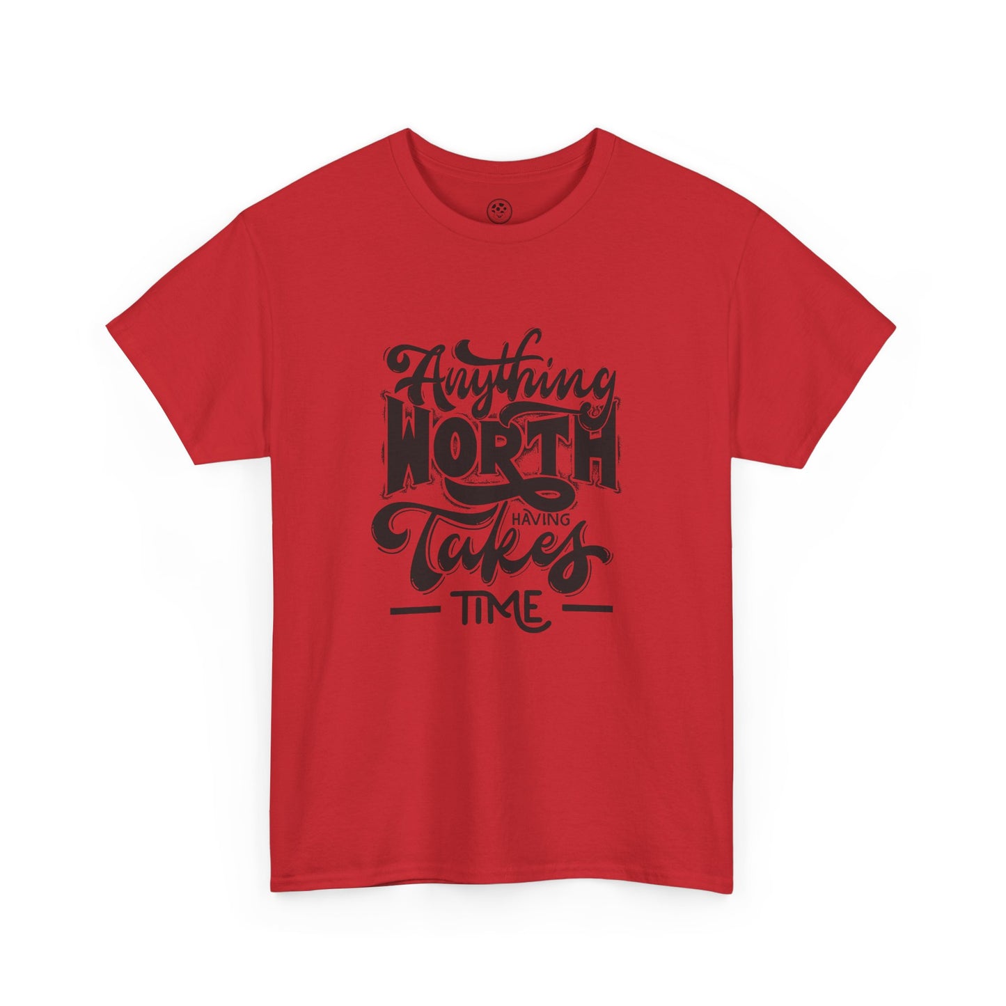 Worth Having White Tee – Motivational Gaming Shirt