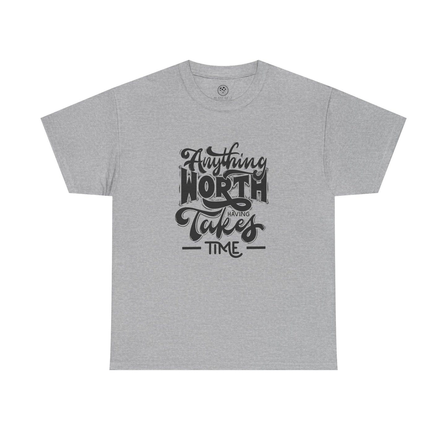 Worth Having White Tee – Motivational Gaming Shirt