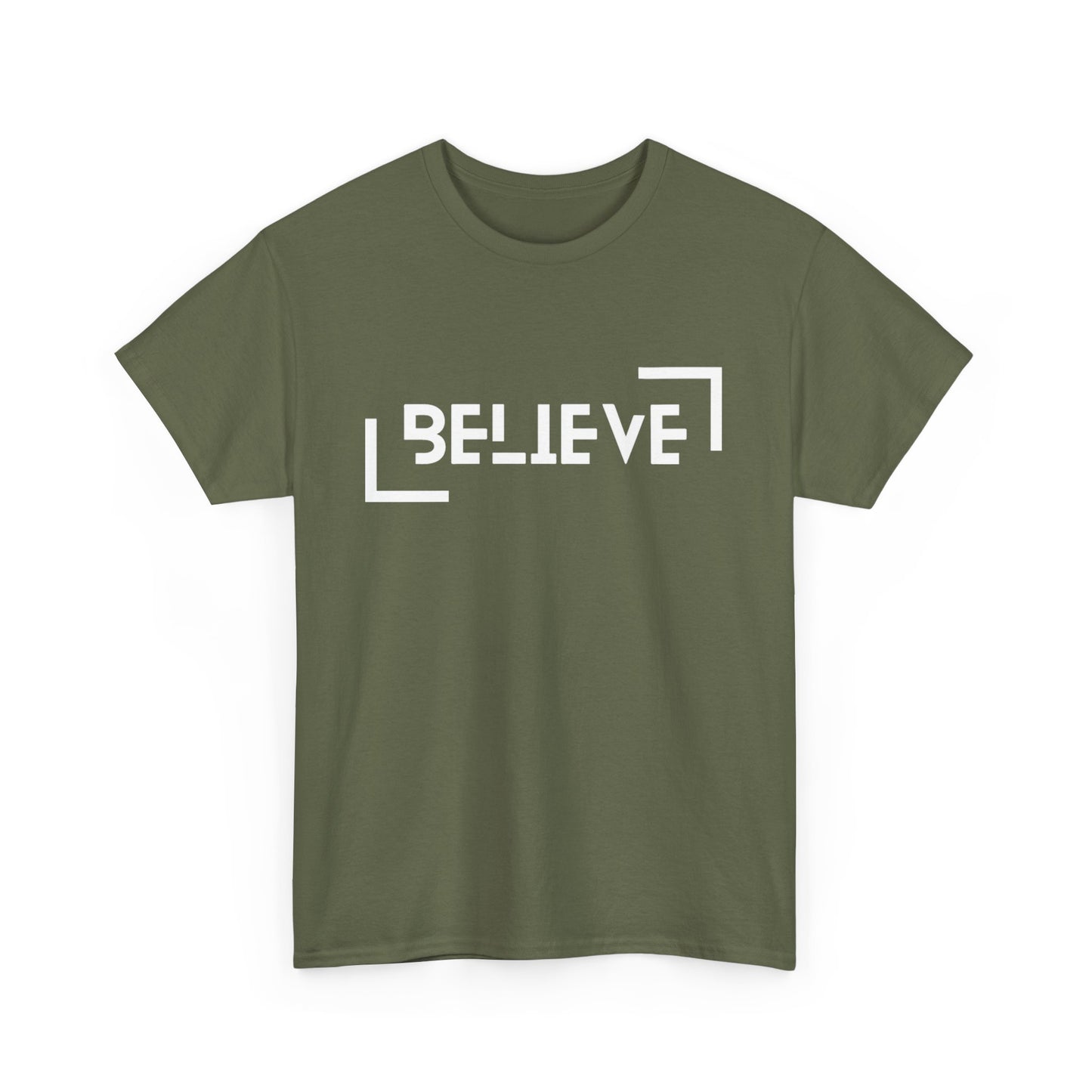 Believe Tee – Minimalist Motivational T-Shirt