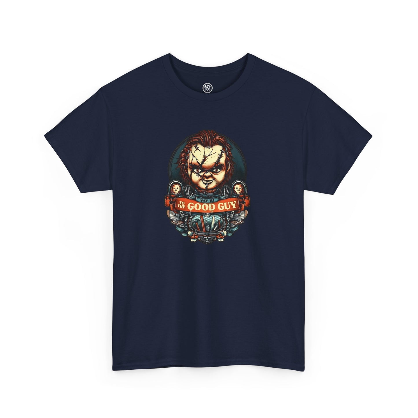 The Good Guy Tee – Creepy Doll Graphic Shirt