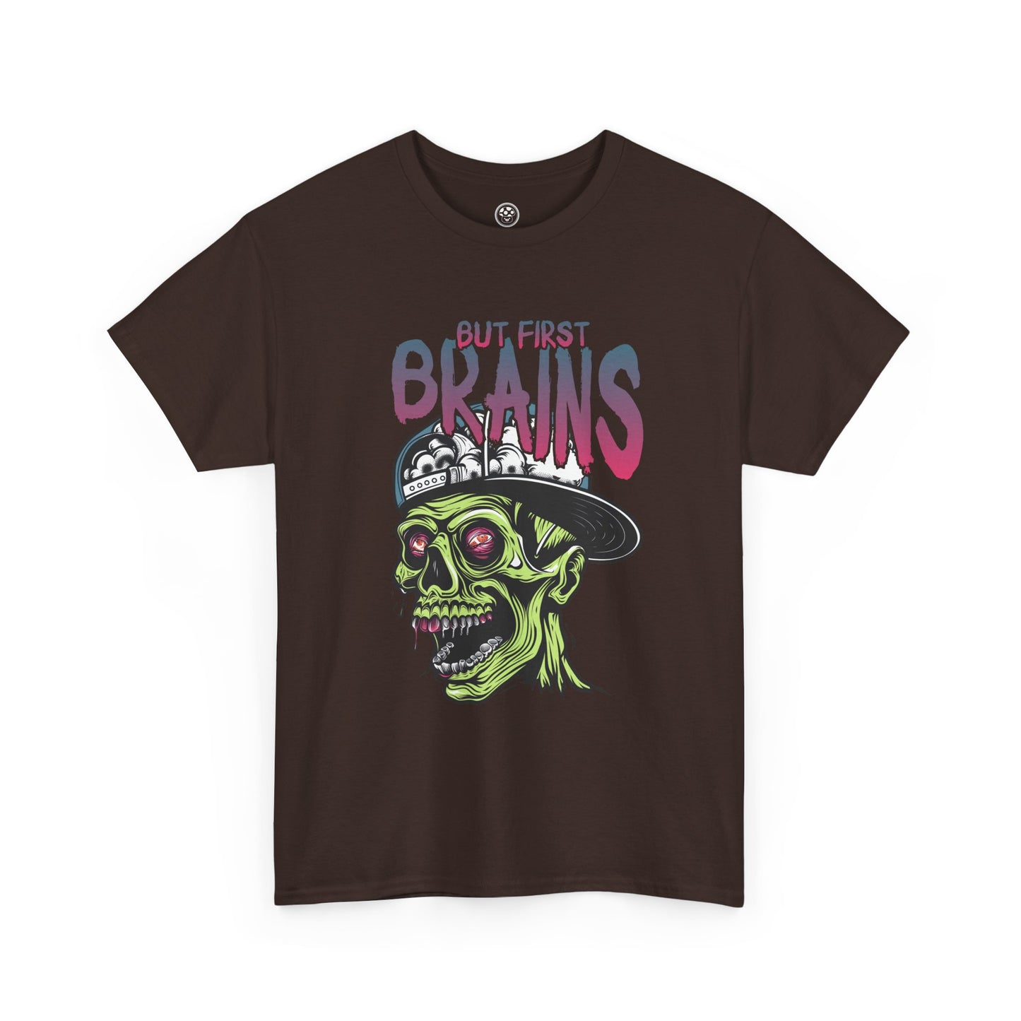 First Brains Zombie Tee – Creepy Horror Undead Shirt