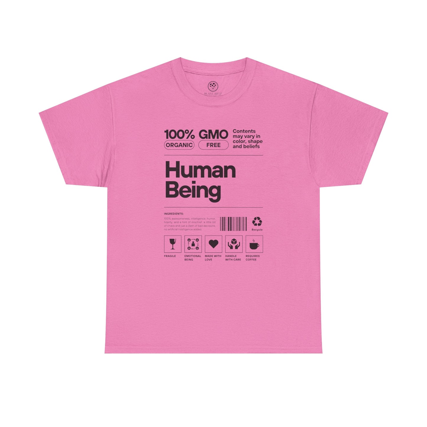 Human Being Spec Sheet Tee (White)