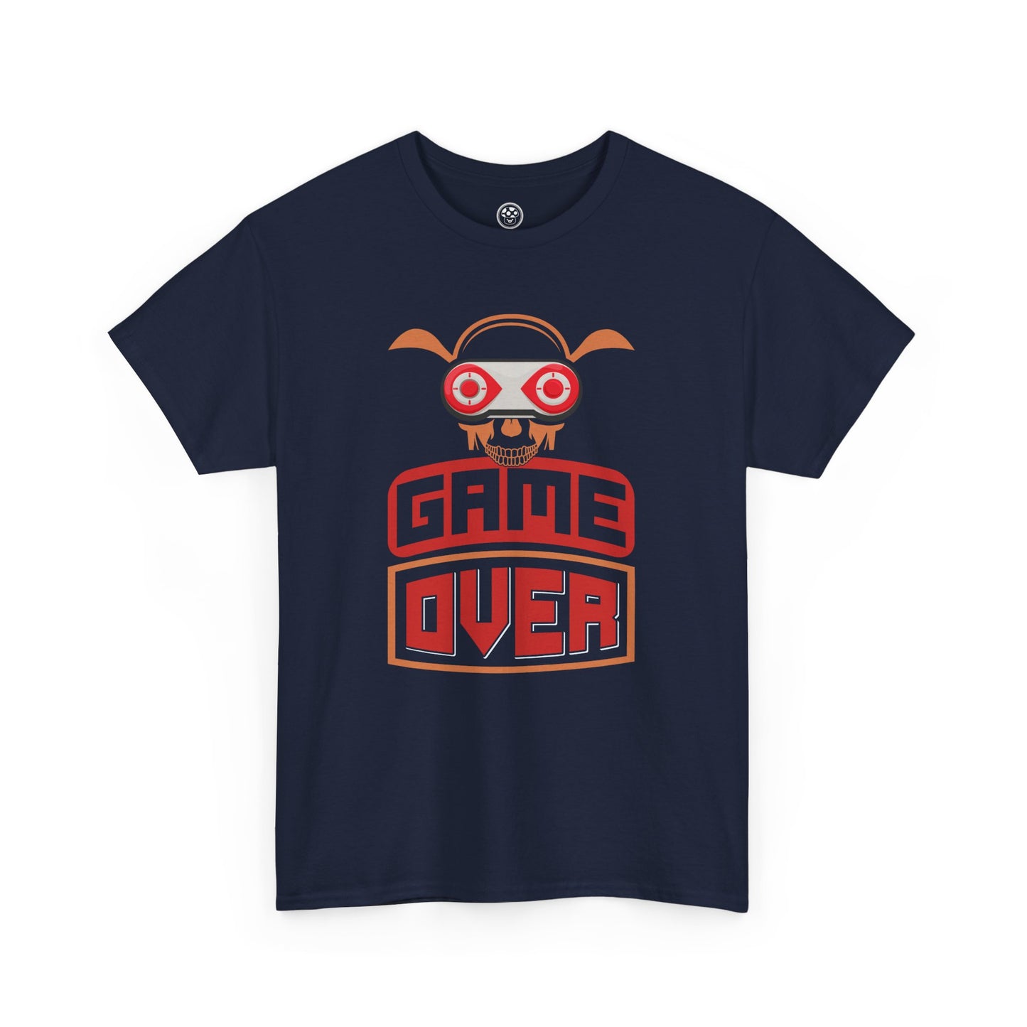 Retro Game Over Skull Tee – Funny Gamer Shirt