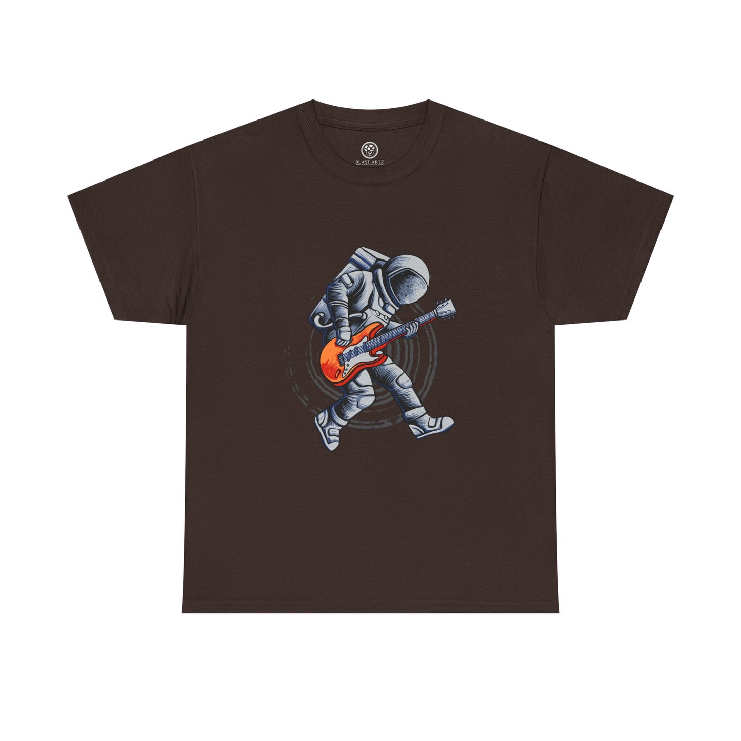 Astronaut Rocking Tee – Space Guitar Player Shirt