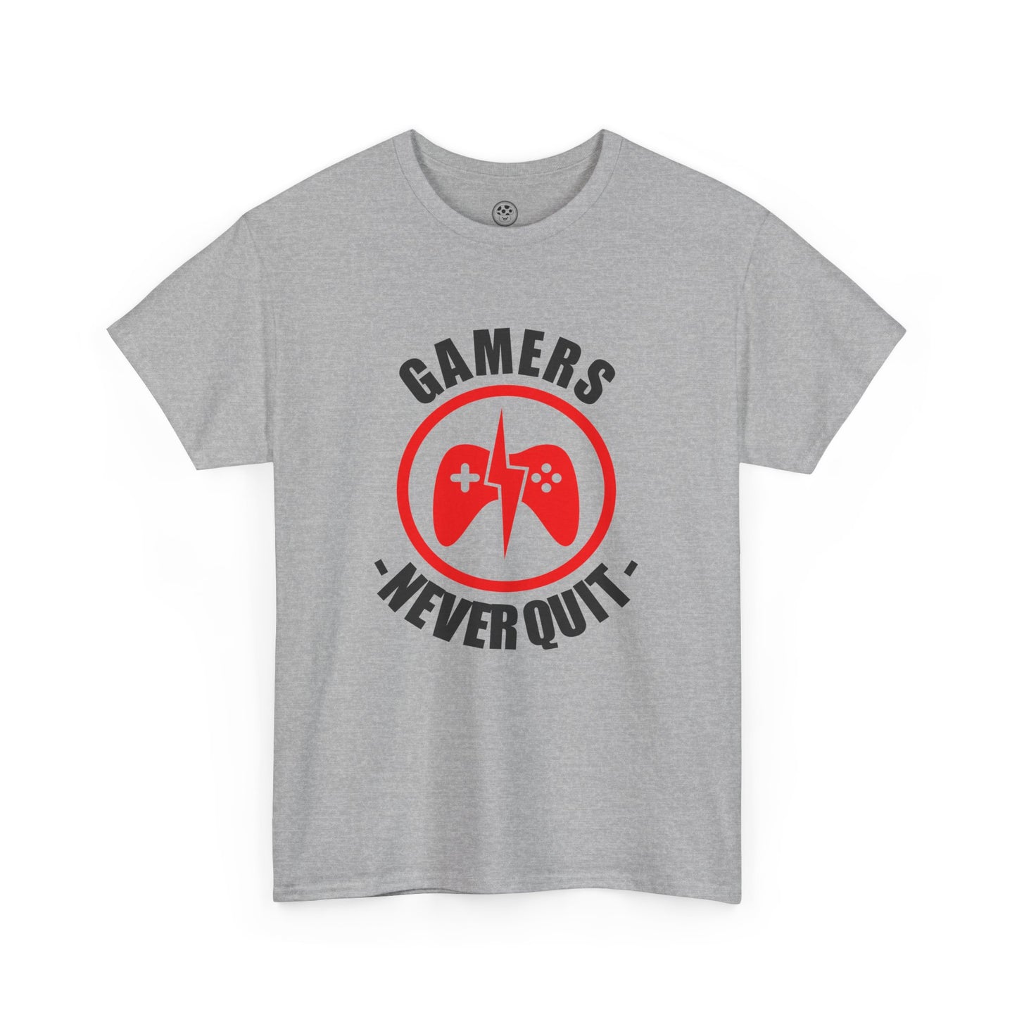 Gamers Never Quit Tee – Motivational Gamer Shirt