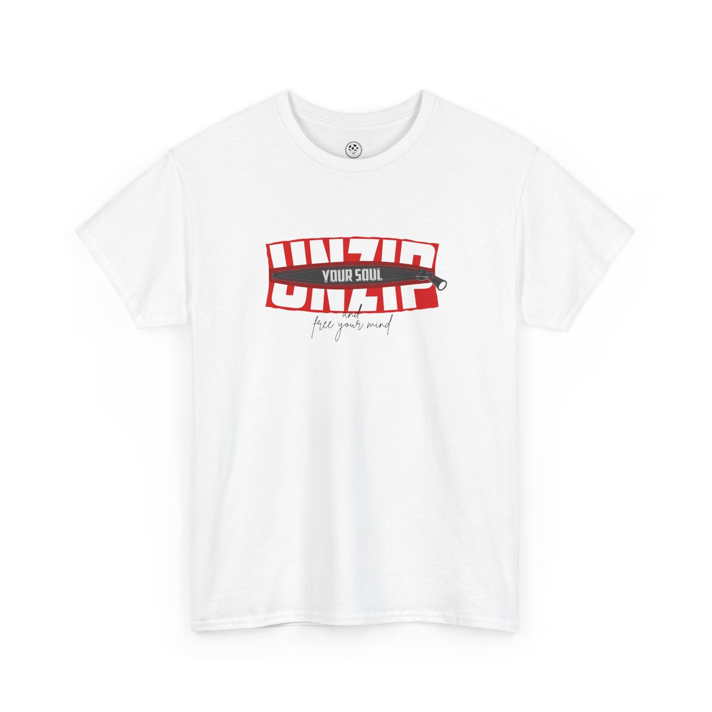 Unzip Your Soul Tee – Bold Graphic Statement Shirt