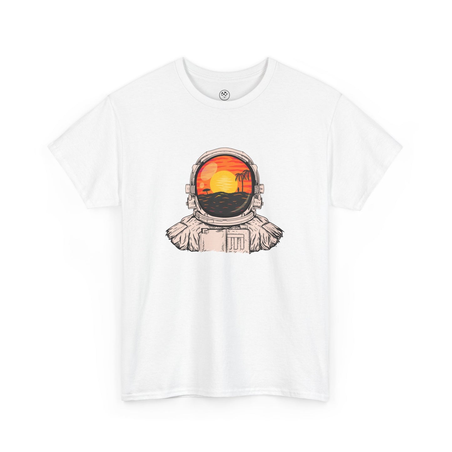Astronaut Beach T-Shirt – Summer Space Explorer Tee