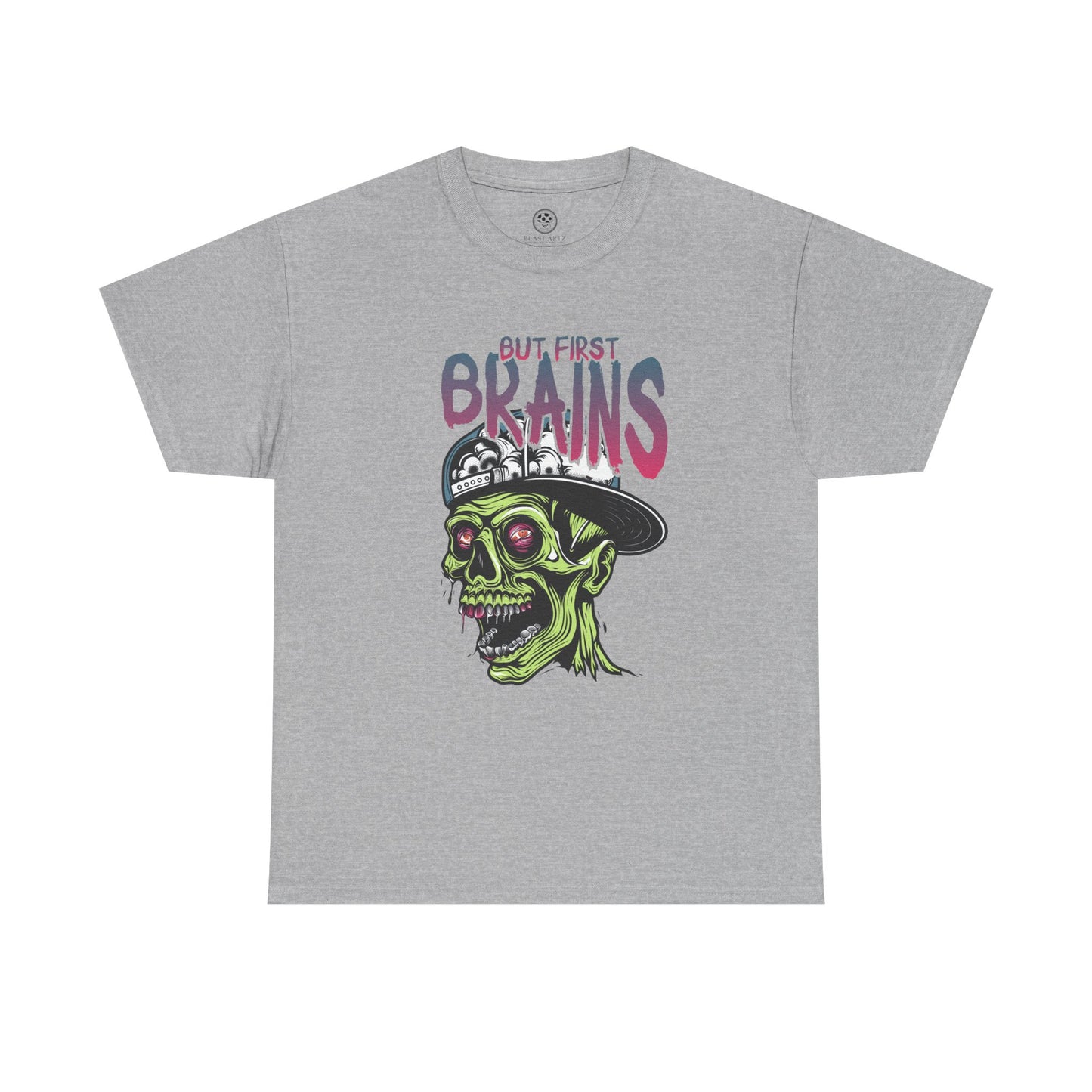 First Brains Zombie Tee – Creepy Horror Undead Shirt