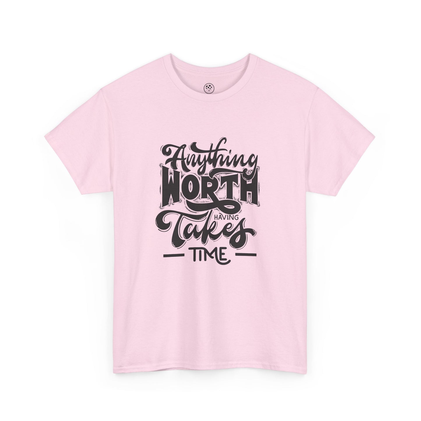Worth Having White Tee – Motivational Gaming Shirt