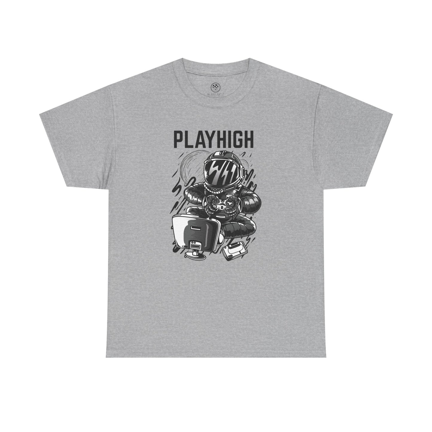 Astronaut Gaming T-Shirt – Retro Space Gamer Tee