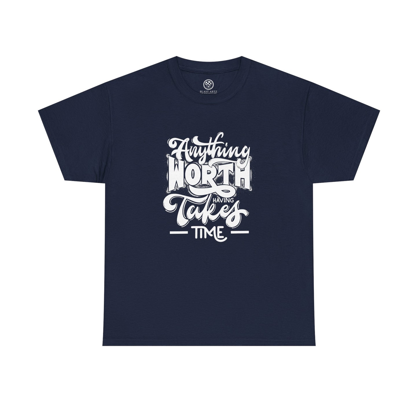 Worth Having Black Tee – Motivational Gaming Shirt