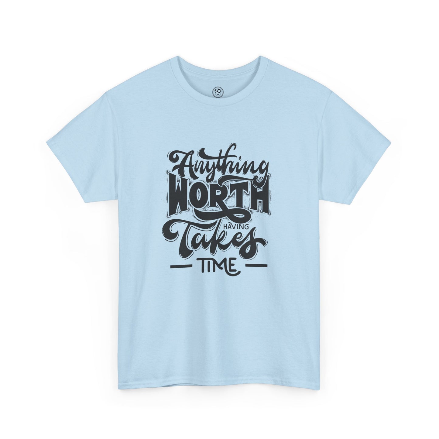 Worth Having White Tee – Motivational Gaming Shirt