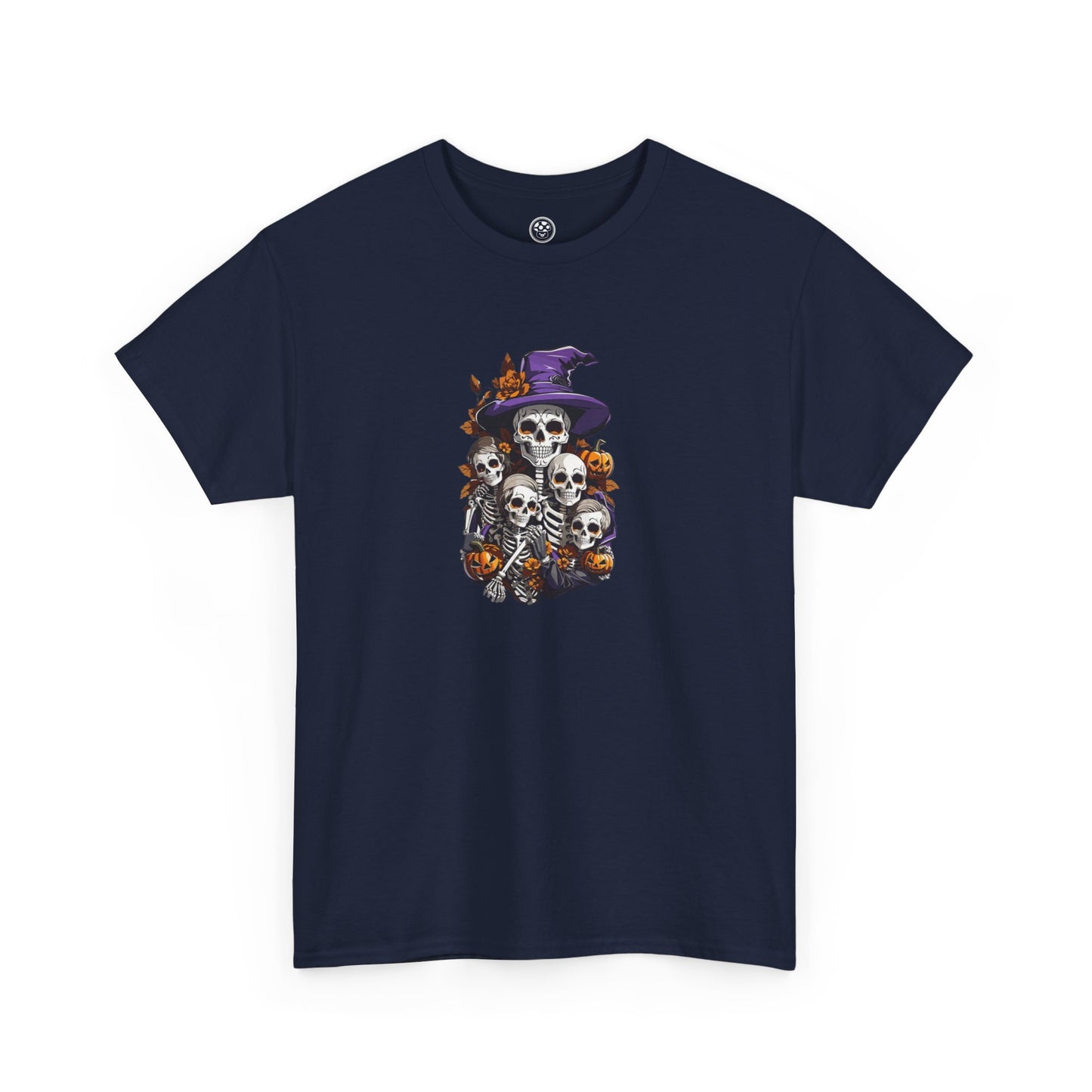 Haunted Skeleton Coven Tee – Witchy Halloween Graphic Shirt