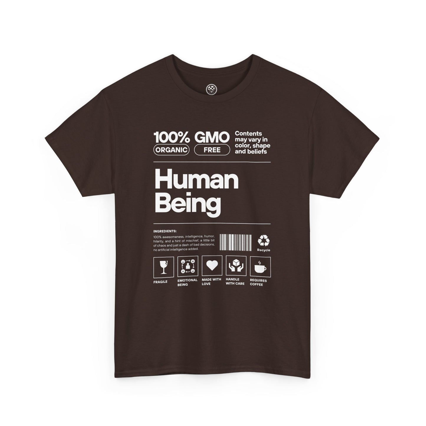 Human Being Spec Sheet Tee (Black)