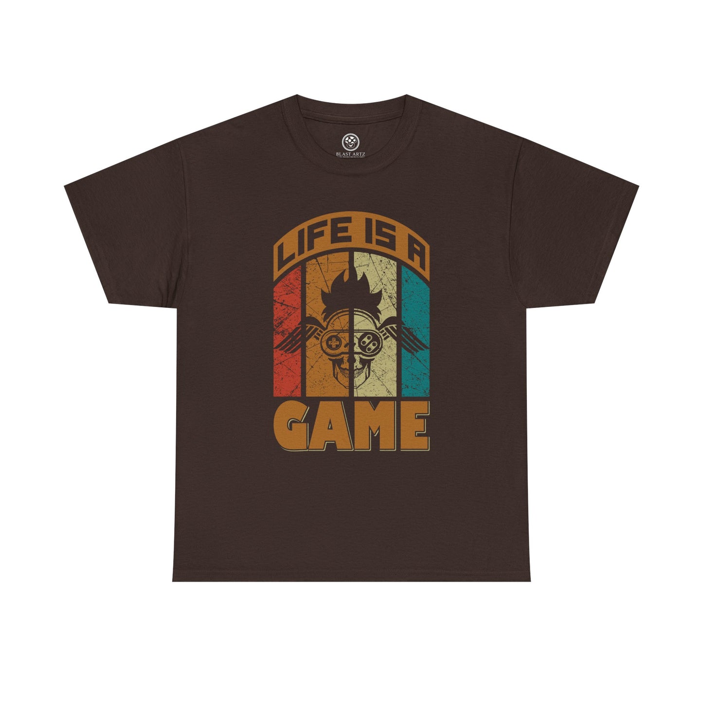 Life is a Game Tee – Retro Gamer Graphic Shirt
