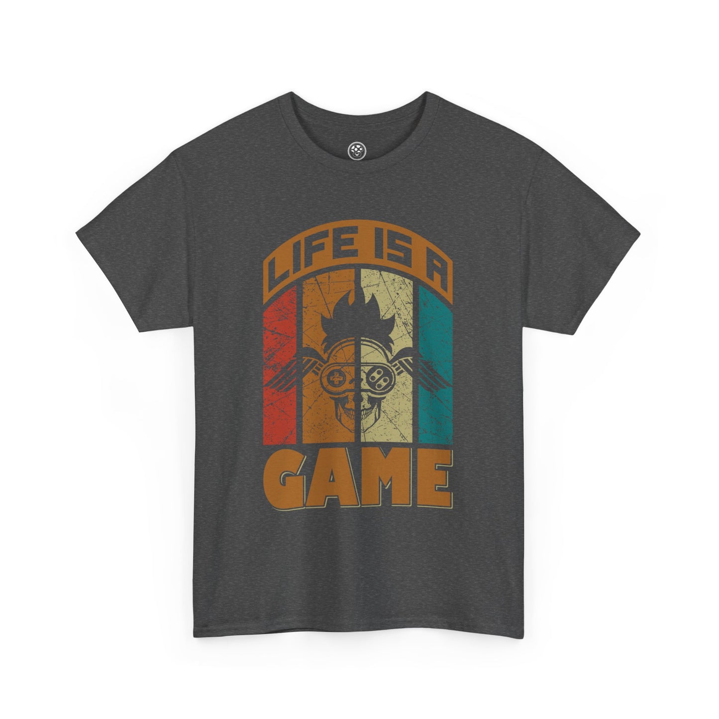Life is a Game Tee – Retro Gamer Graphic Shirt