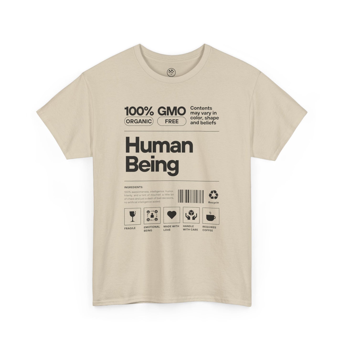 Human Being Spec Sheet Tee (White)