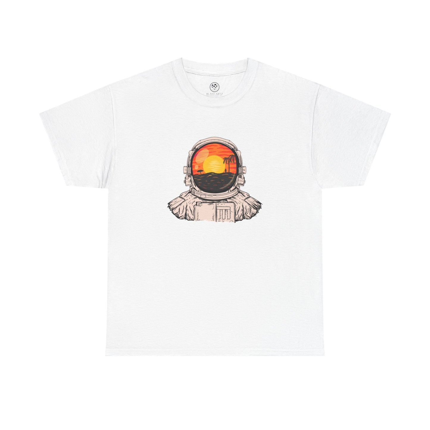 Astronaut Beach T-Shirt – Summer Space Explorer Tee