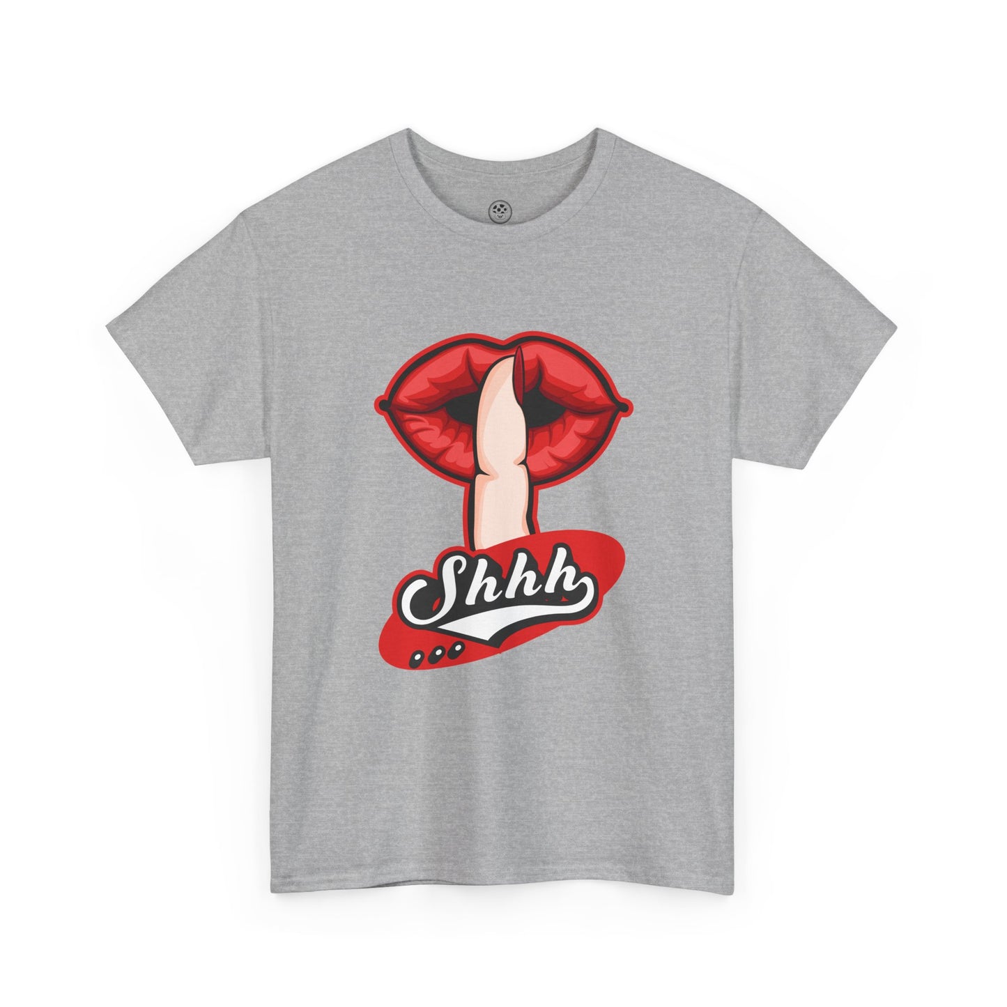Bold Lips Tee – Silence Statement Graphic Shirt