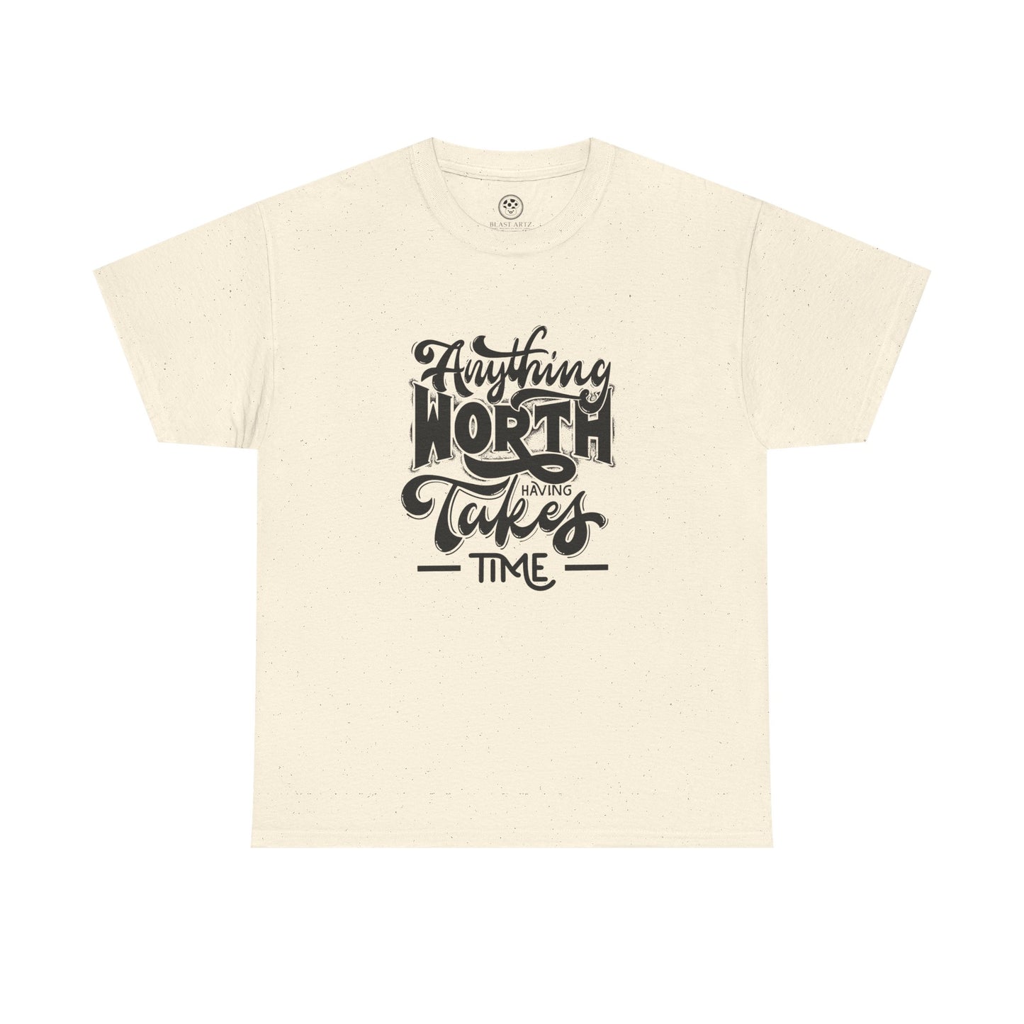 Worth Having White Tee – Motivational Gaming Shirt