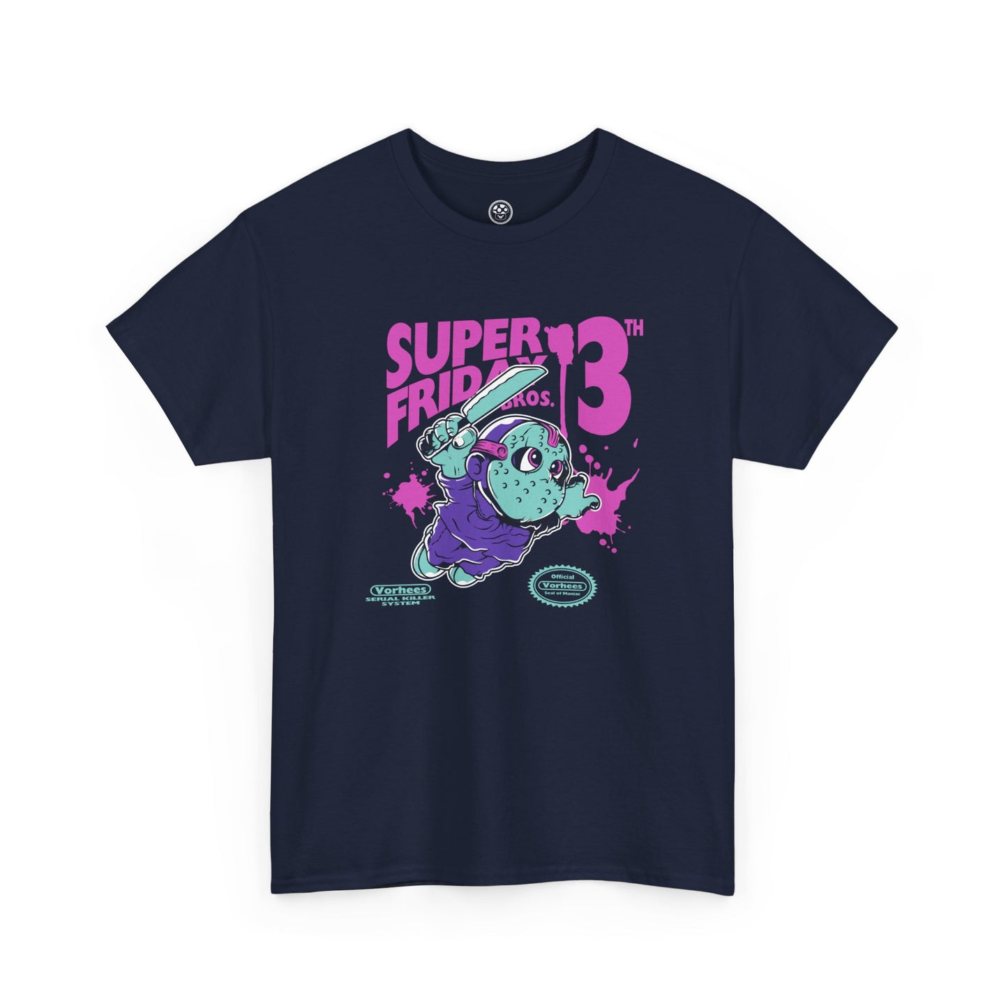 Super Friday 13 Tee – Horror Parody Gaming Shirt